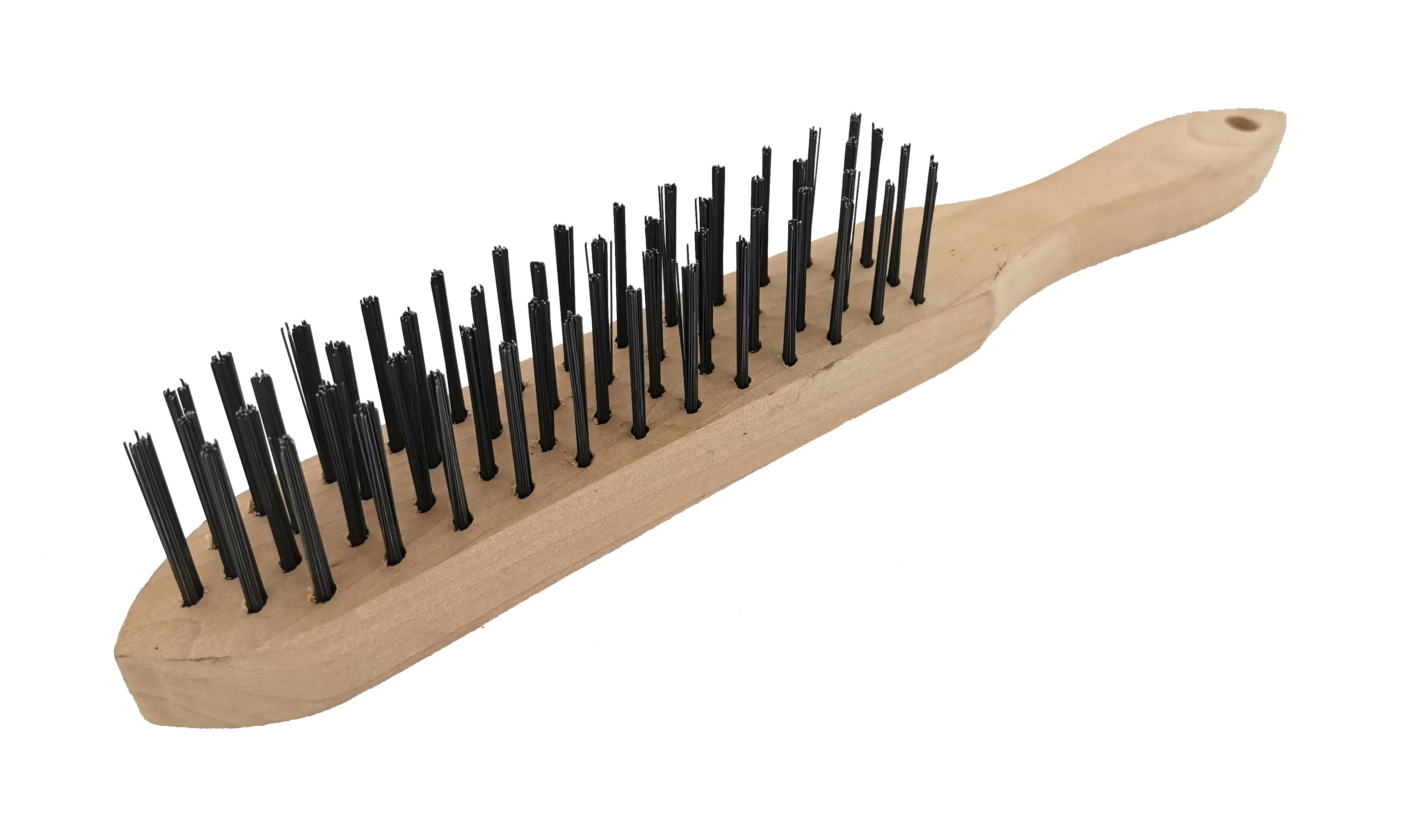 4333692043632_1 TrendLine Drahtbürste Stahl 4-reihig Holzgriff
