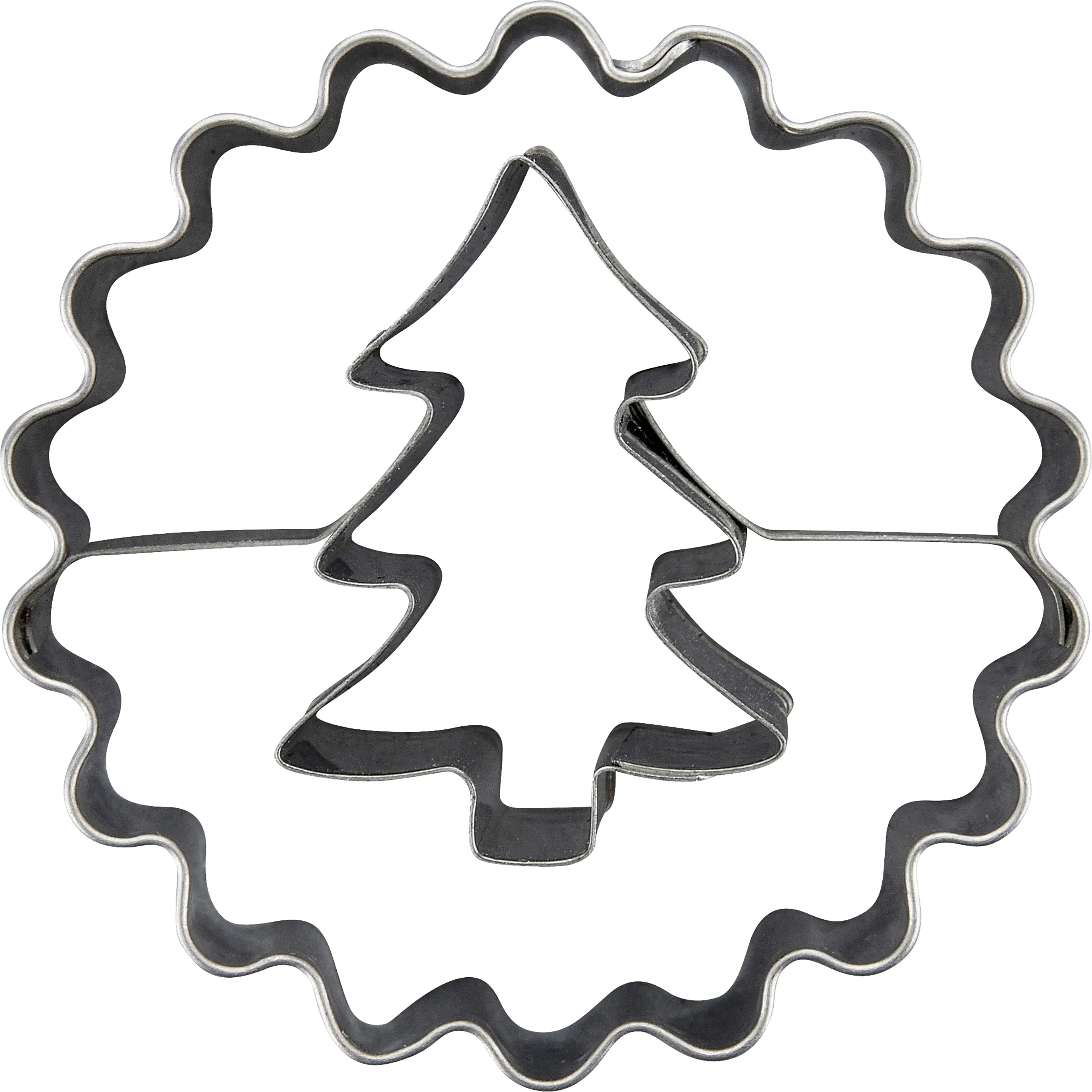 Zenker Ausstecher Linzer mit Tannenbaum