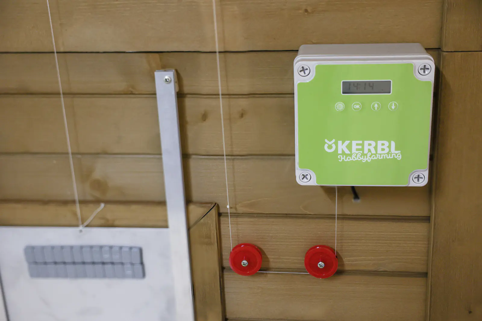 Kerbl Steuerung für Automatische Hühnertür 23,5x16x10,5 cm weiß/Grün