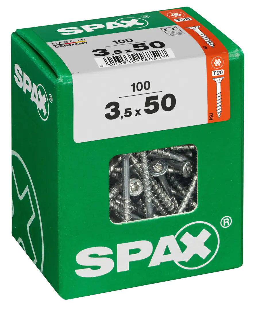 Spax Universalschrauben 3.5 x 50 mm TX 20 - 100 Stk.