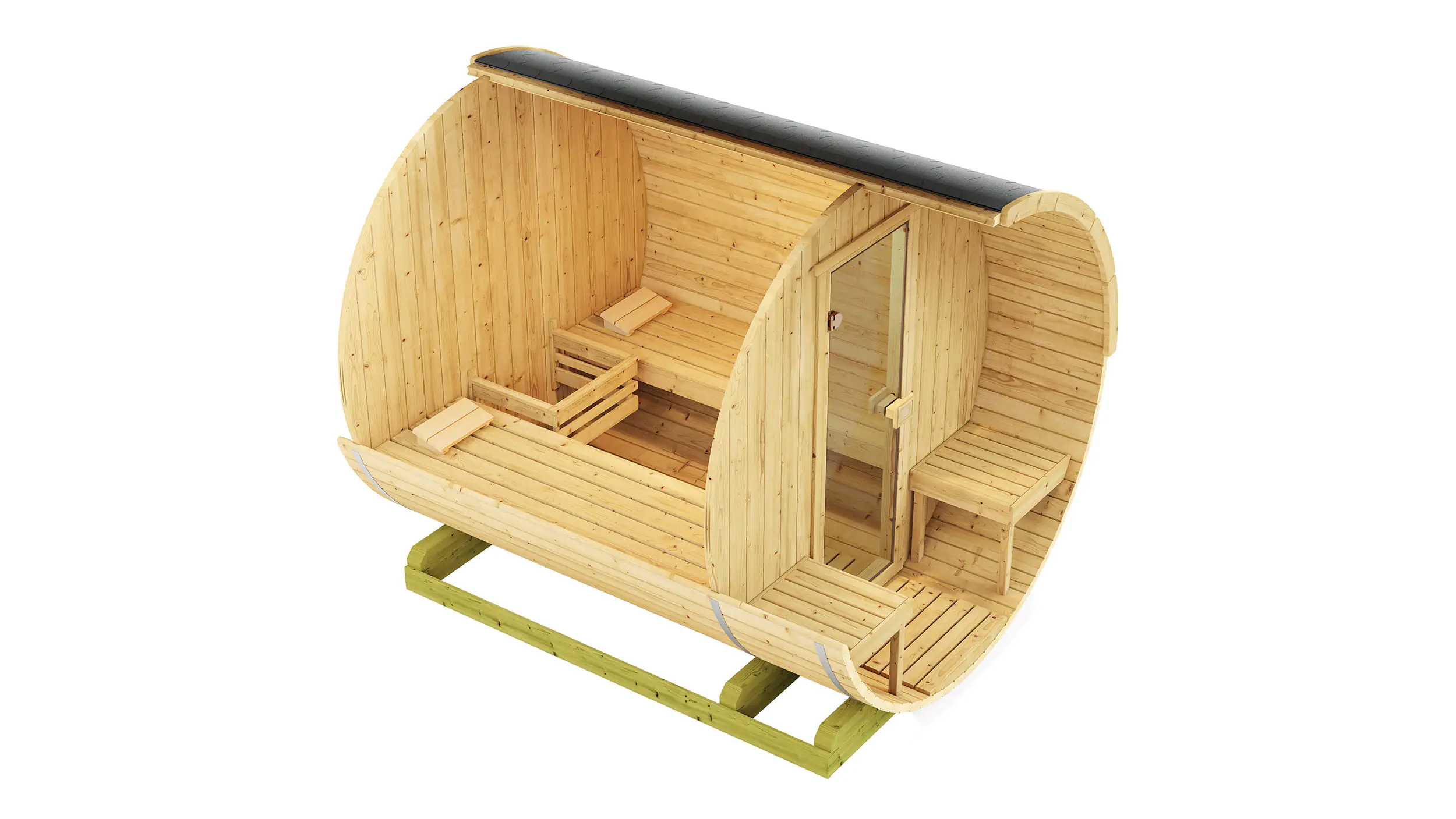 Weka Fasssauna FS 198 OS-Ofen 9 kW