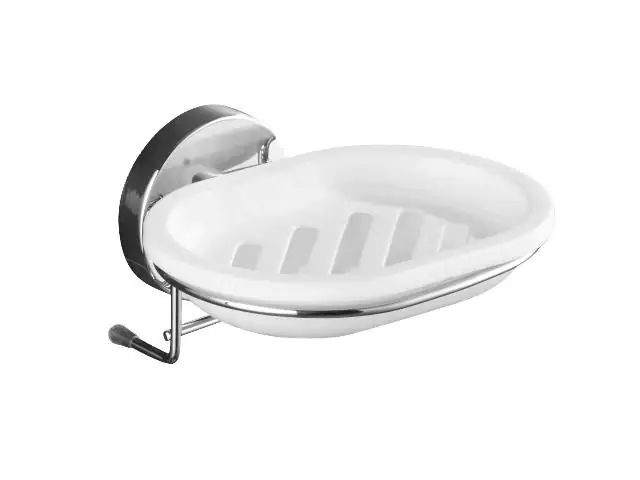 Wenko Seifenschale Milazzo Vacuum-Loc chrom