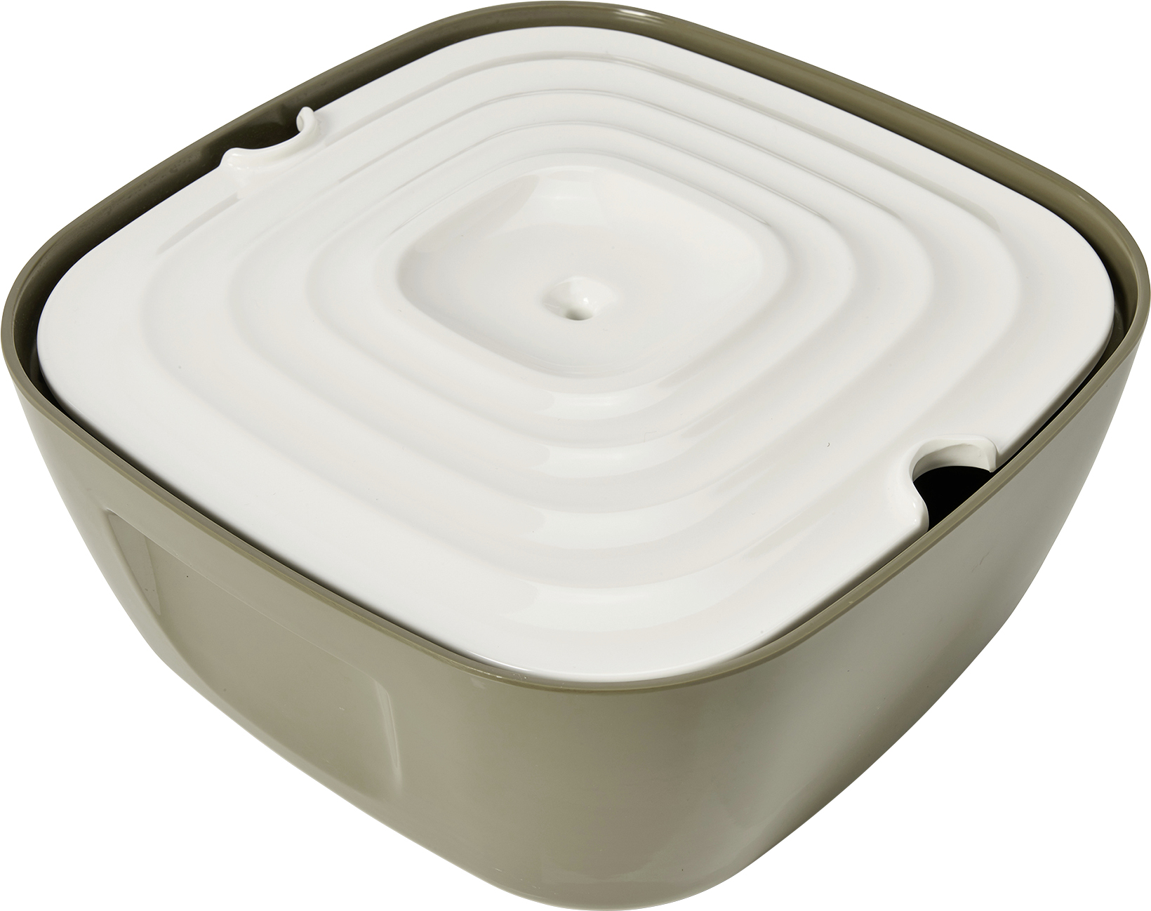 Nobby Savic Trinkbrunnen Volcano warmgrau