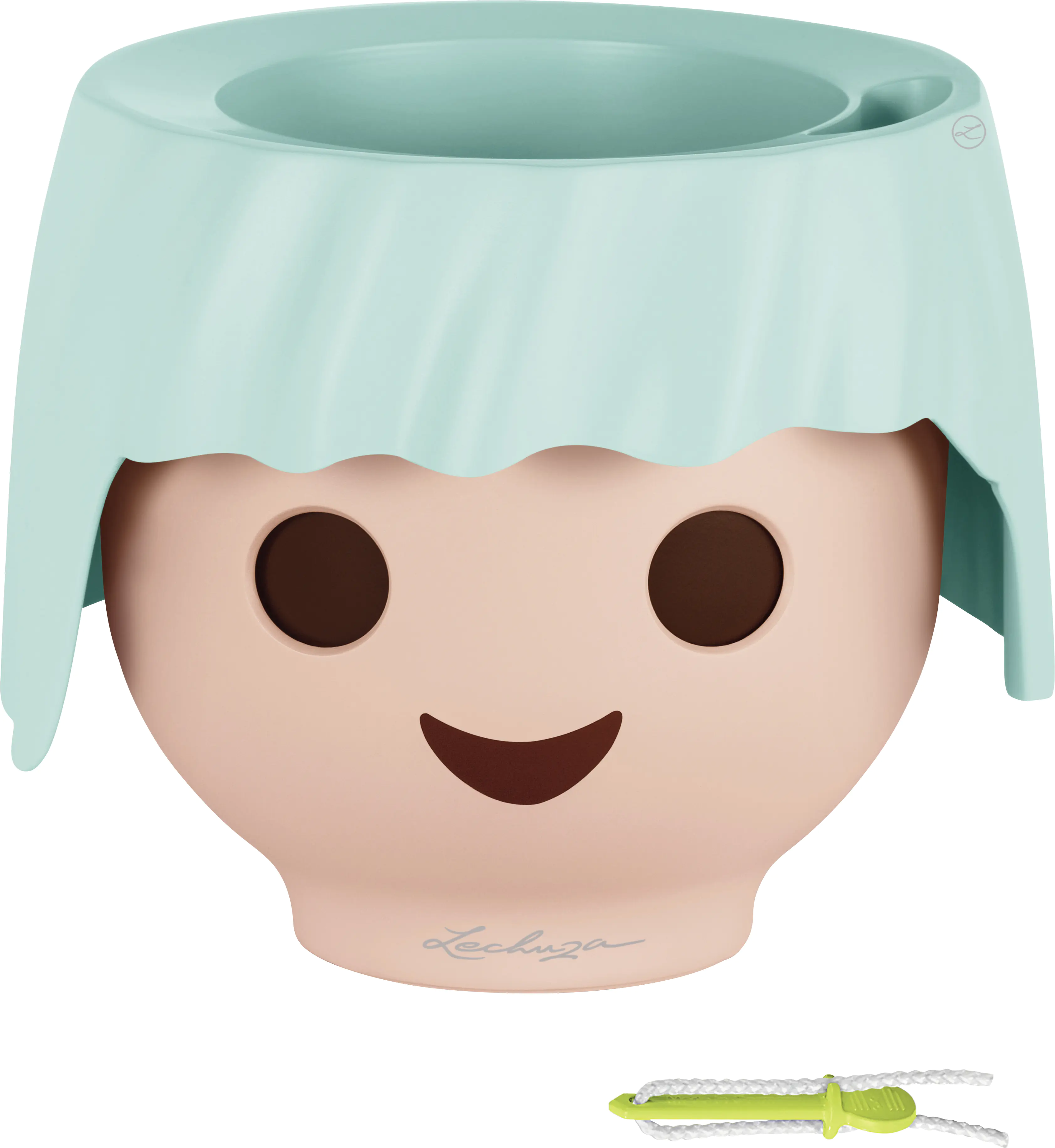 Lechuza Blumentopf Playmobil® OJO Ø 21 cm aquamarine