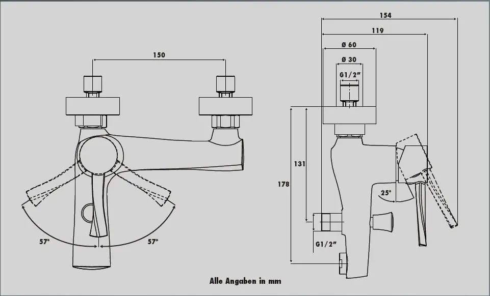 Primaster Badewannenarmatur Nevada verchromt Primaster Badewannenarmatur Nevada verchromt