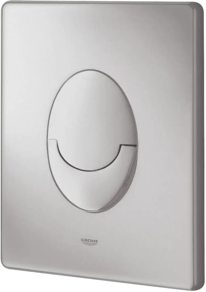 Grohe Betätigungsplatte Start chrom matt, Zweimengenspülung