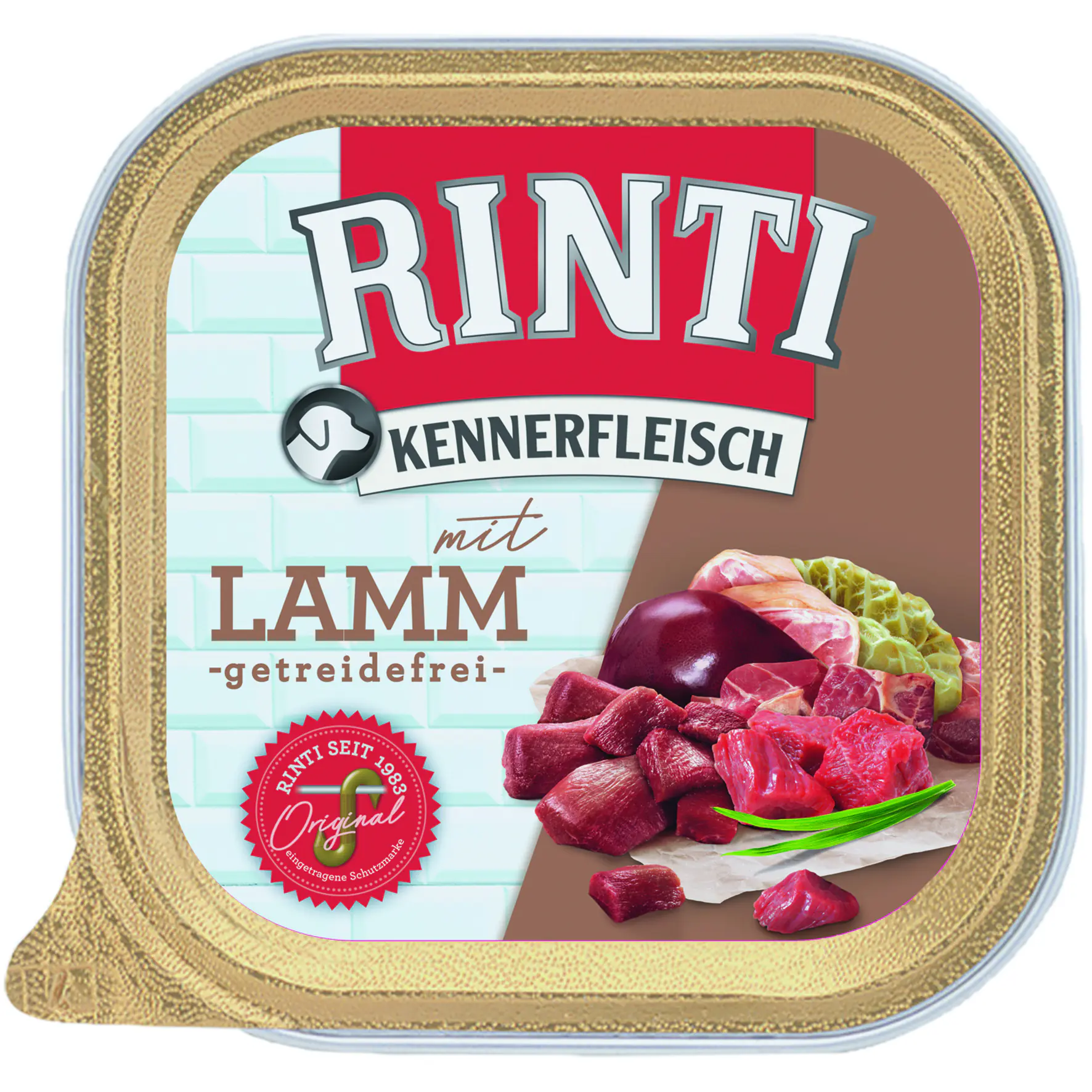 Rinti Kennerfleisch Hundenassfutter Adult getreidefrei 300 g Lamm