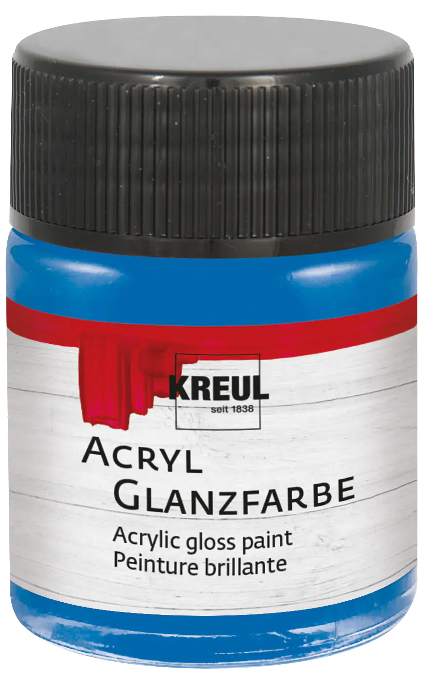 Kreul Acryl Glanzfarbe blau 50 ml