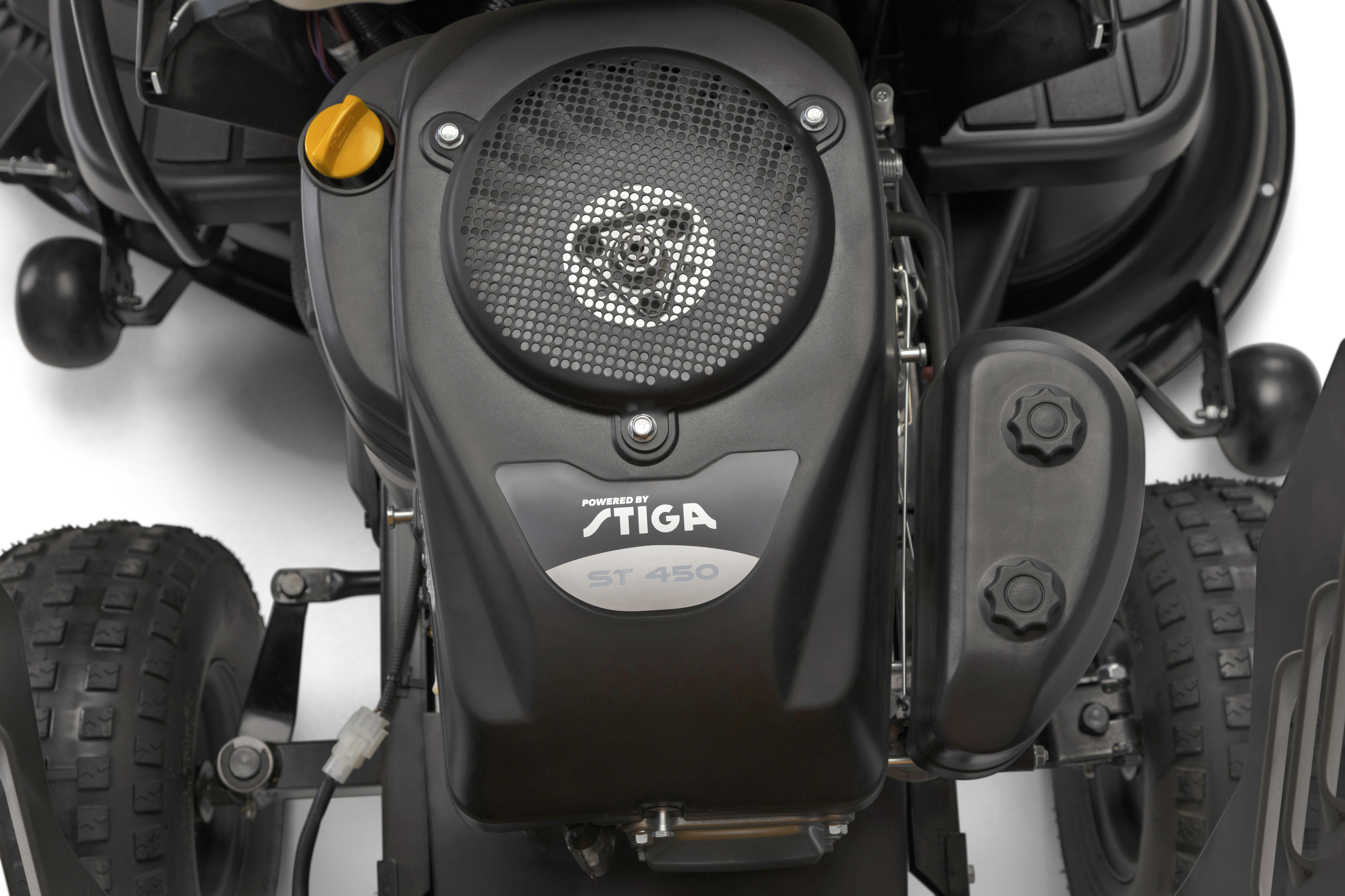 Stiga Rasentraktor TORNADO 398 7,5 kW, 98 cm Schnittbreite, inkl. Mulchkit & Anhängerkupplung