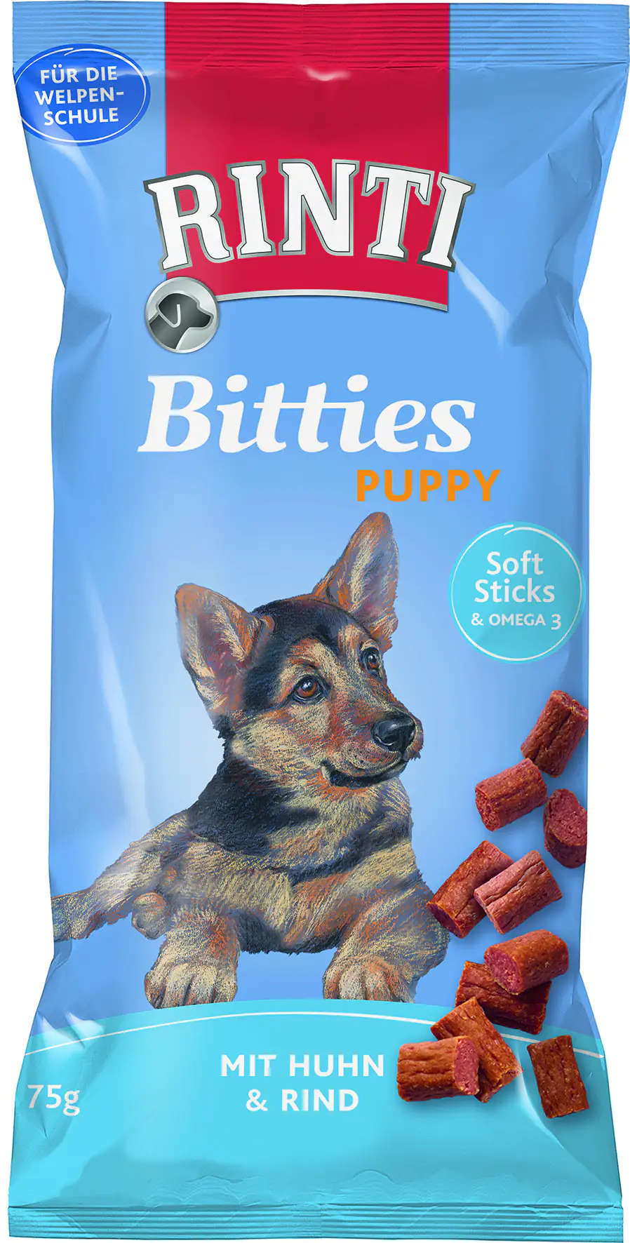 Rinti Extra Bitties Puppy Hundesnack 75 g Huhn & Rind Rinti Extra Bitties Puppy Hundesnack 75 g Huhn & Rind