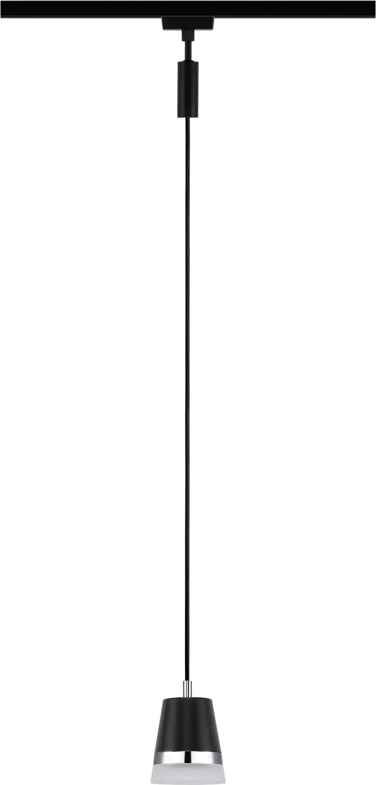 Paulmann URail Pendelleuchte Cone schwarz matt 8,4 x 121,4 cm GU10