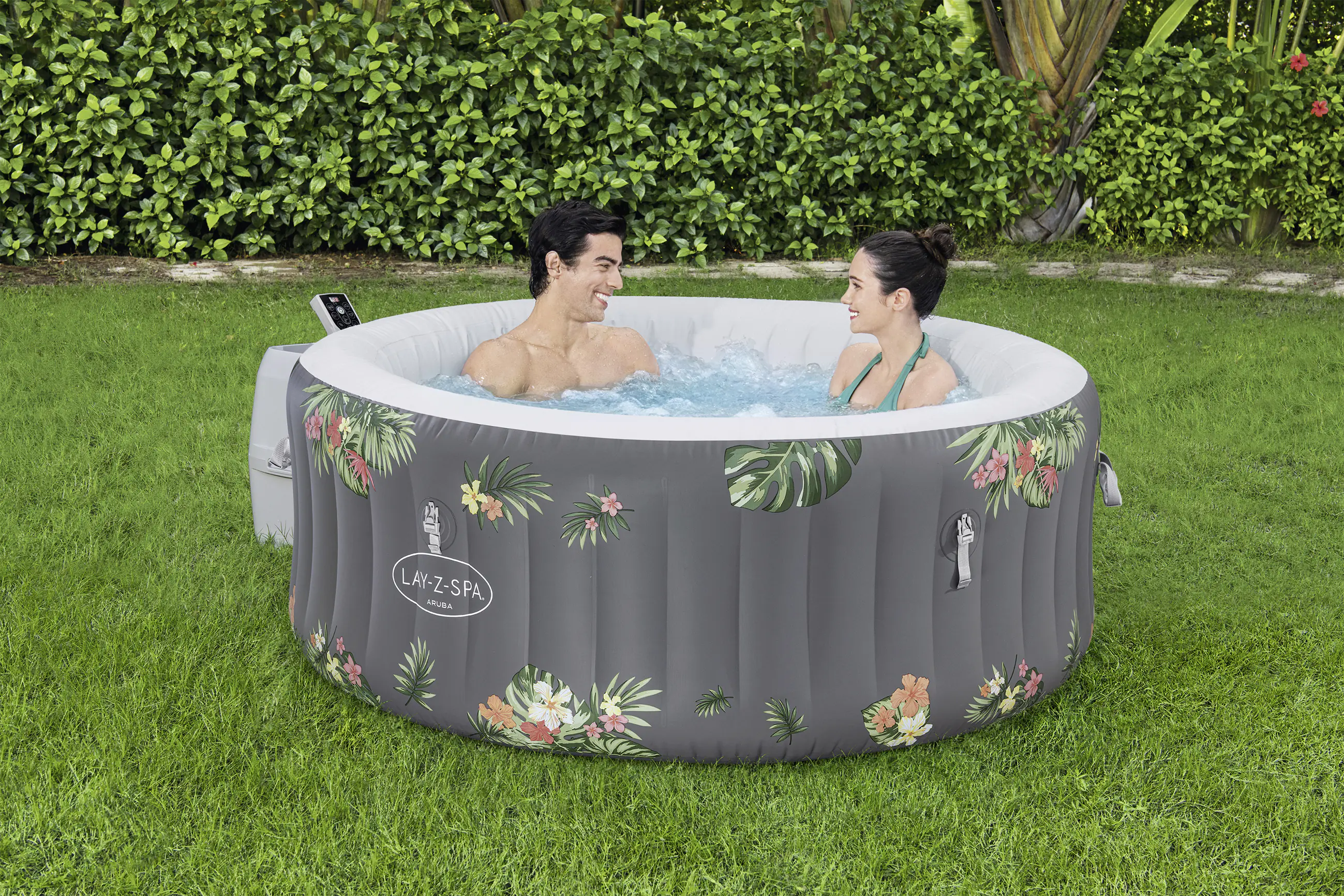 Bestway Whirlpool LAY-Z-SPA Aruba AirJet rund 170 x 66 cm  Bestway Whirlpool LAY-Z-SPA Aruba AirJet rund 170 x 66 cm