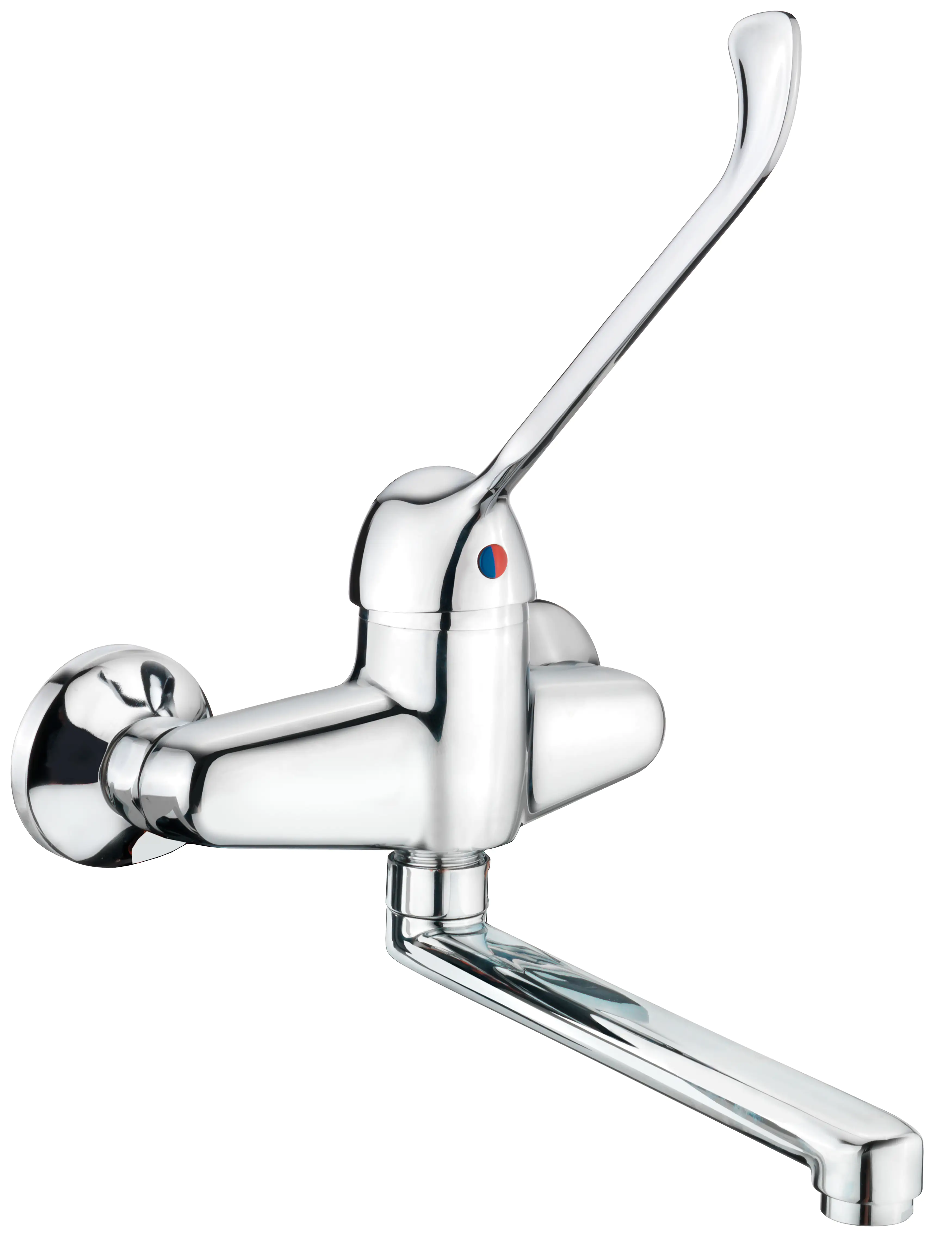 Cornat Spültisch-Einhebelmischer Wandarmatur FELITTO verchromt, inkl. Montagezubehör Cornat Spültisch-Einhebelmischer Wandarmatur FELITTO verchromt, inkl. Montagezubehör