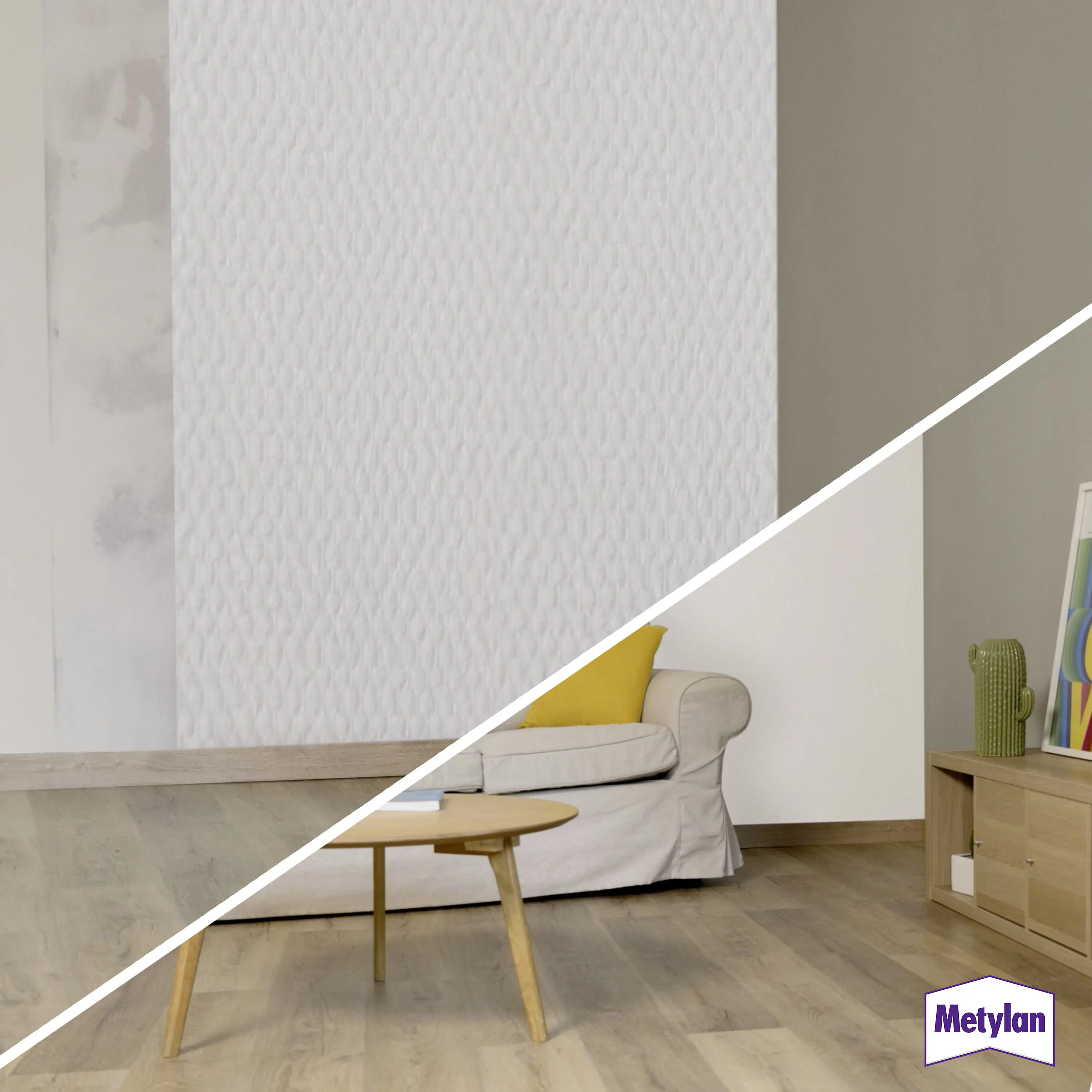 Metylan Renoviervlies & Glasfaser Tapetenkleister 500 g Paket, trocknet transparent