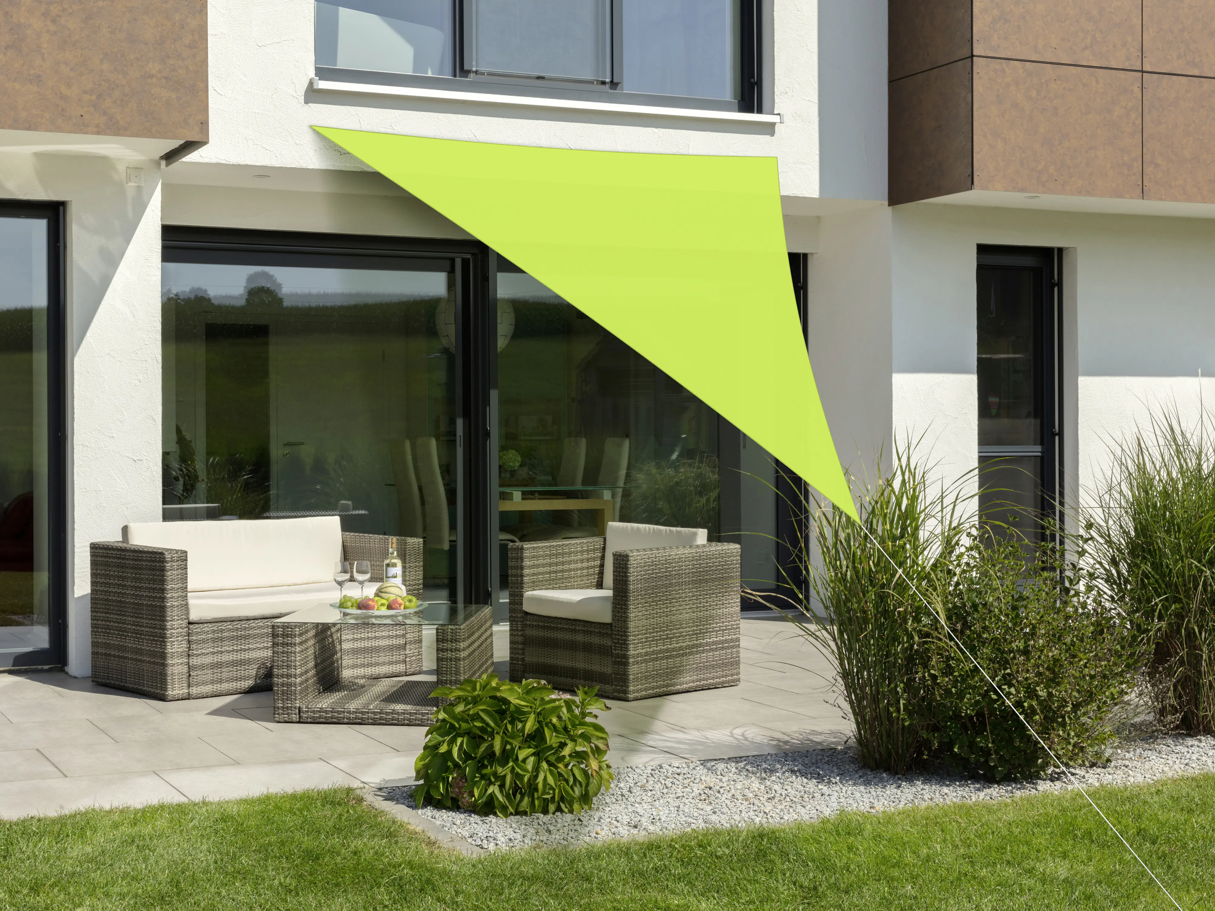 Schneider Sonnensegel Lanzarote apfelgrün 400 x 400 x 300 cm