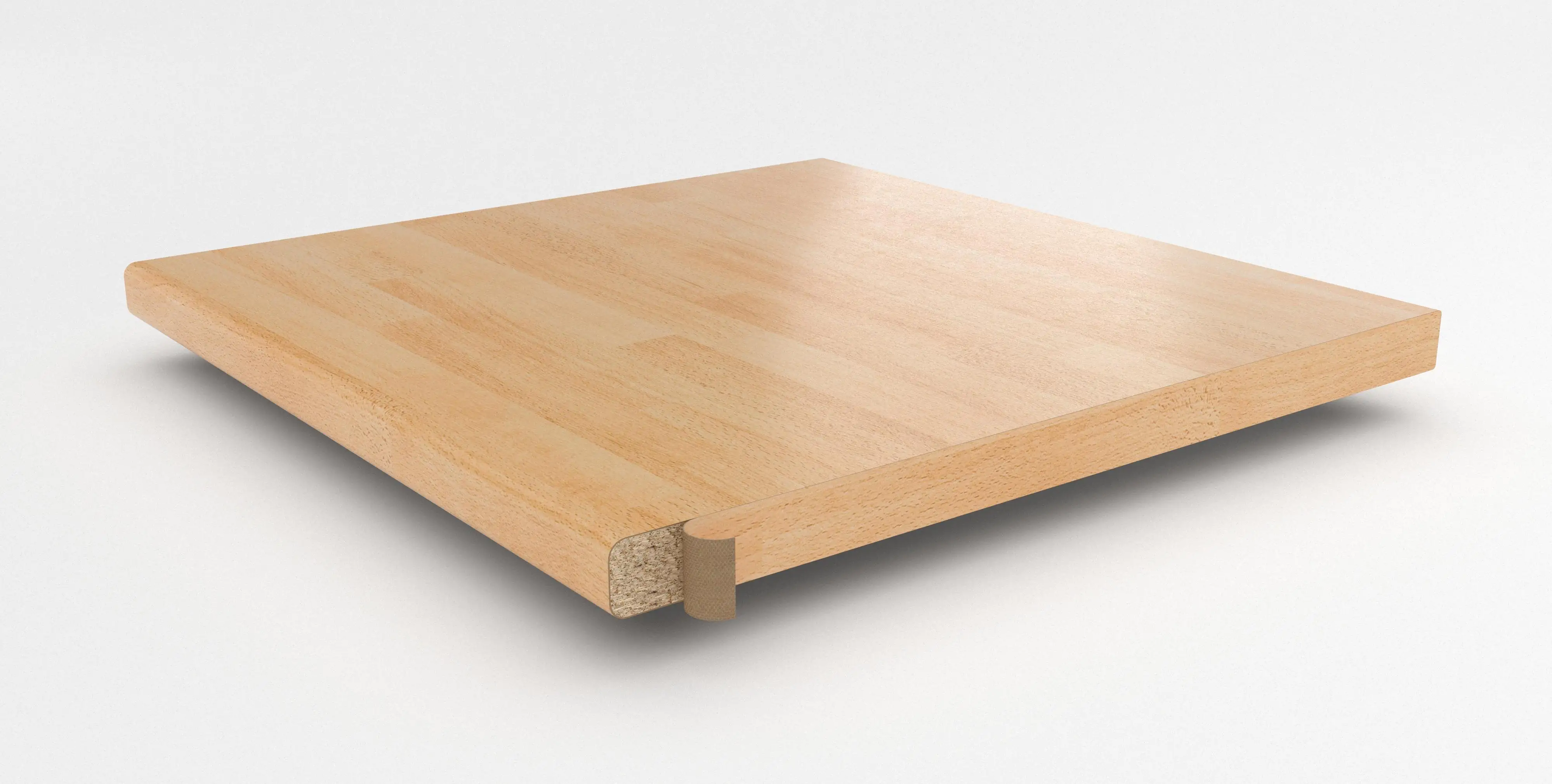 Getalit Umleimer Buche-geplankt 65 cm mit Schmelzkleber, 2-teilig