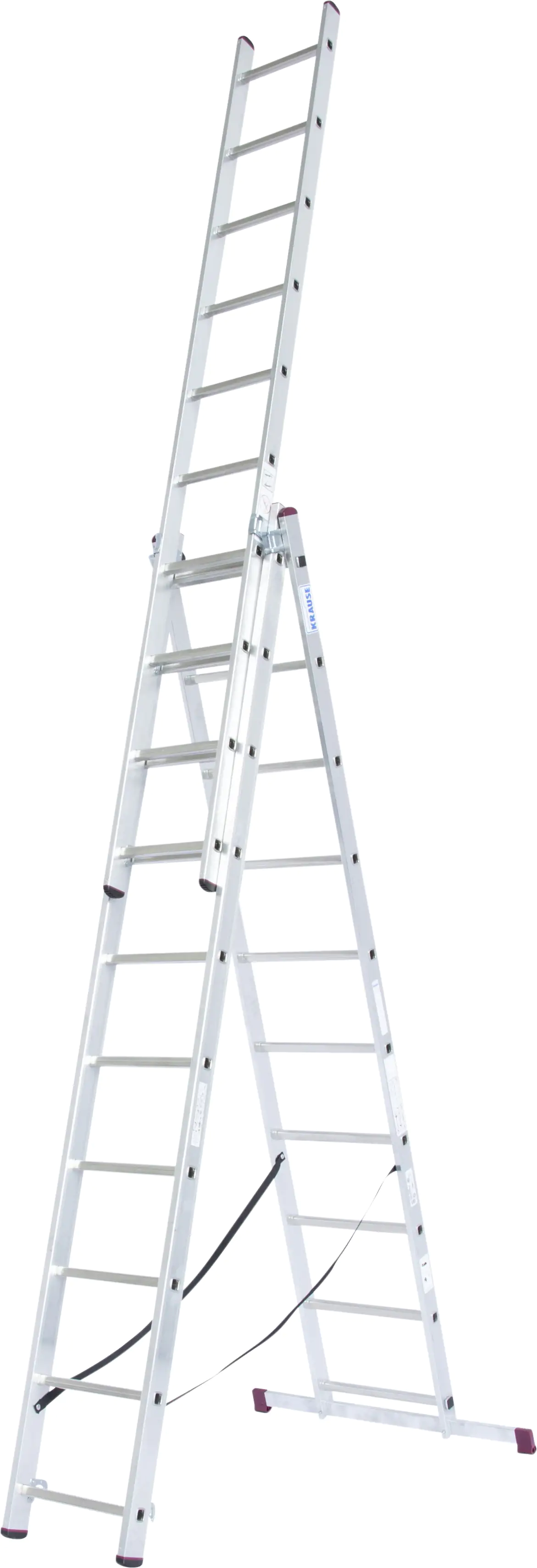 Krause Aluminium-Vielzweckleiter CORDA mit Treppenfunktion 7 m