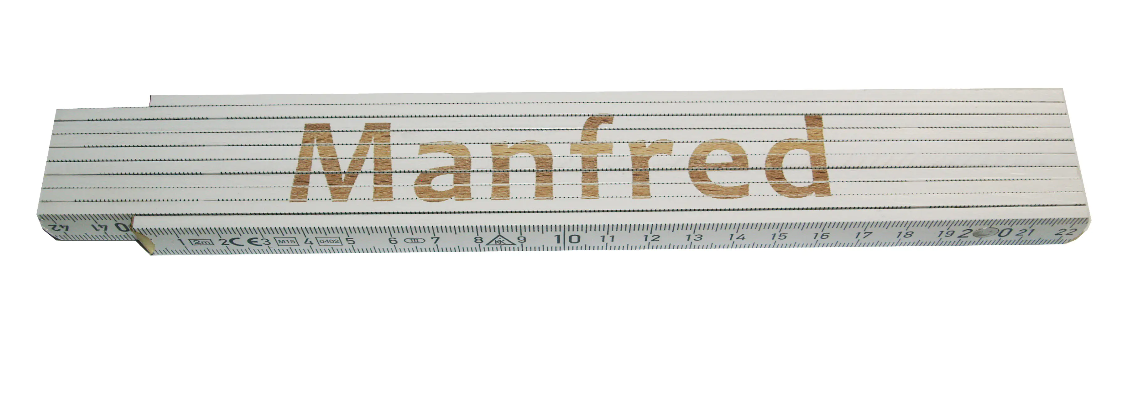 Zollstock Manfred 2 m weiß