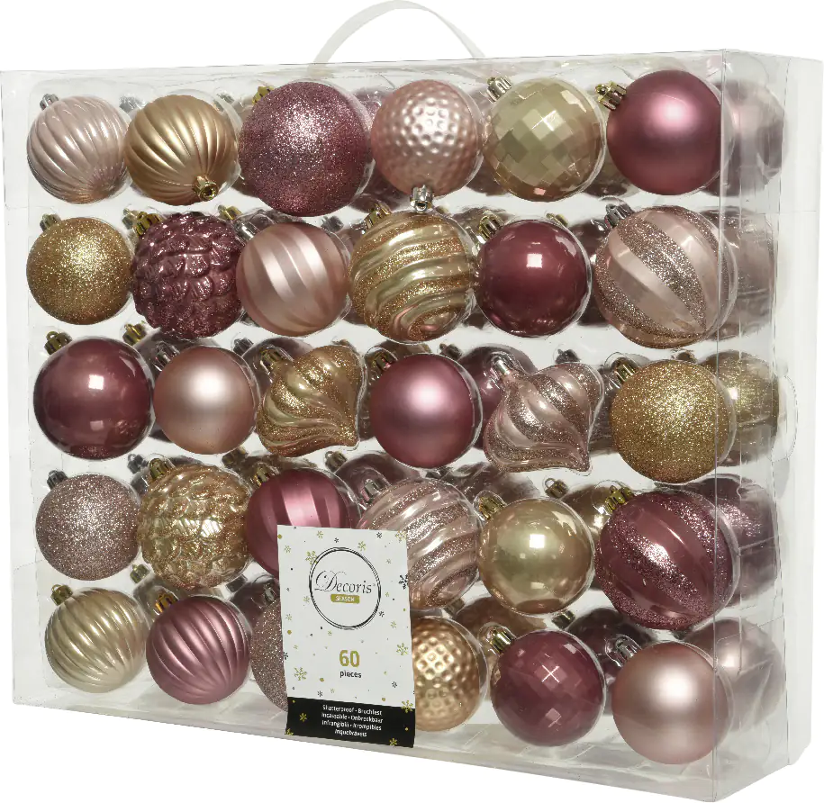 Kaemingk Weihnachtskugel aus Kunststoff - 60 Stück Kaemingk Weihnachtskugel aus Kunststoff - 60 Stück