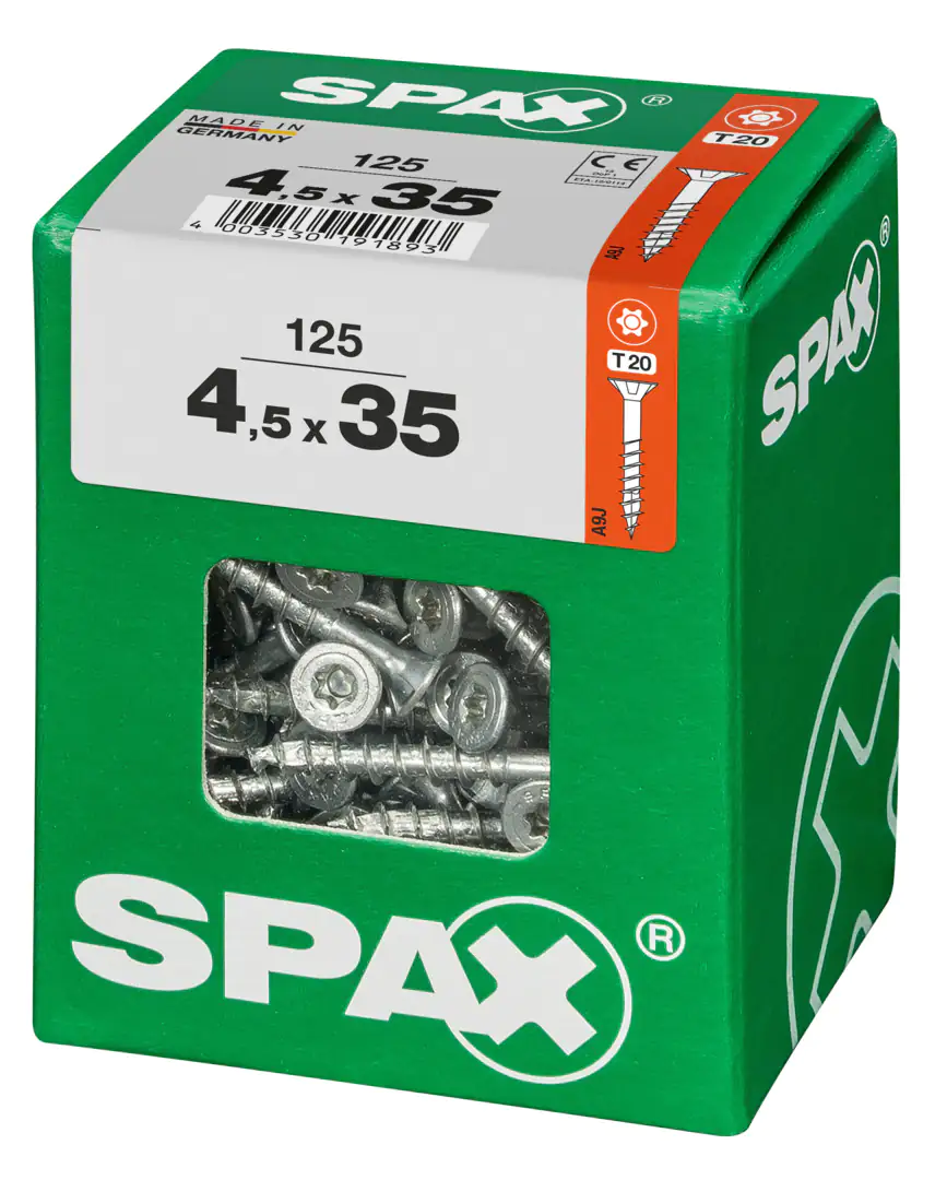 Spax Universalschrauben 4.5 x 35 mm TX 20 - 125 Stk.
