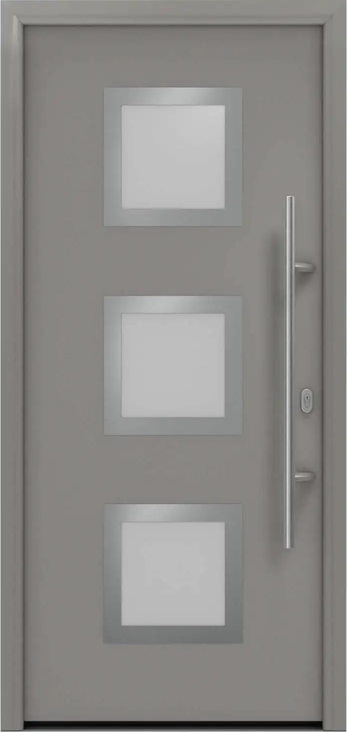 EcoStar Haustür ISOPRO IP 810S graualuminium 110 x 210 cm EcoStar Haustür ISOPRO IP 810S graualuminium 110 x 210 cm