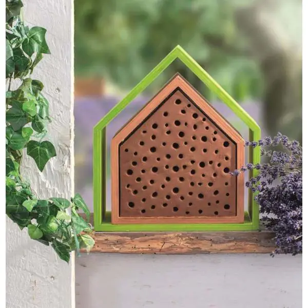Glorex Design-Rahmen Holz Häuser 3 Stück