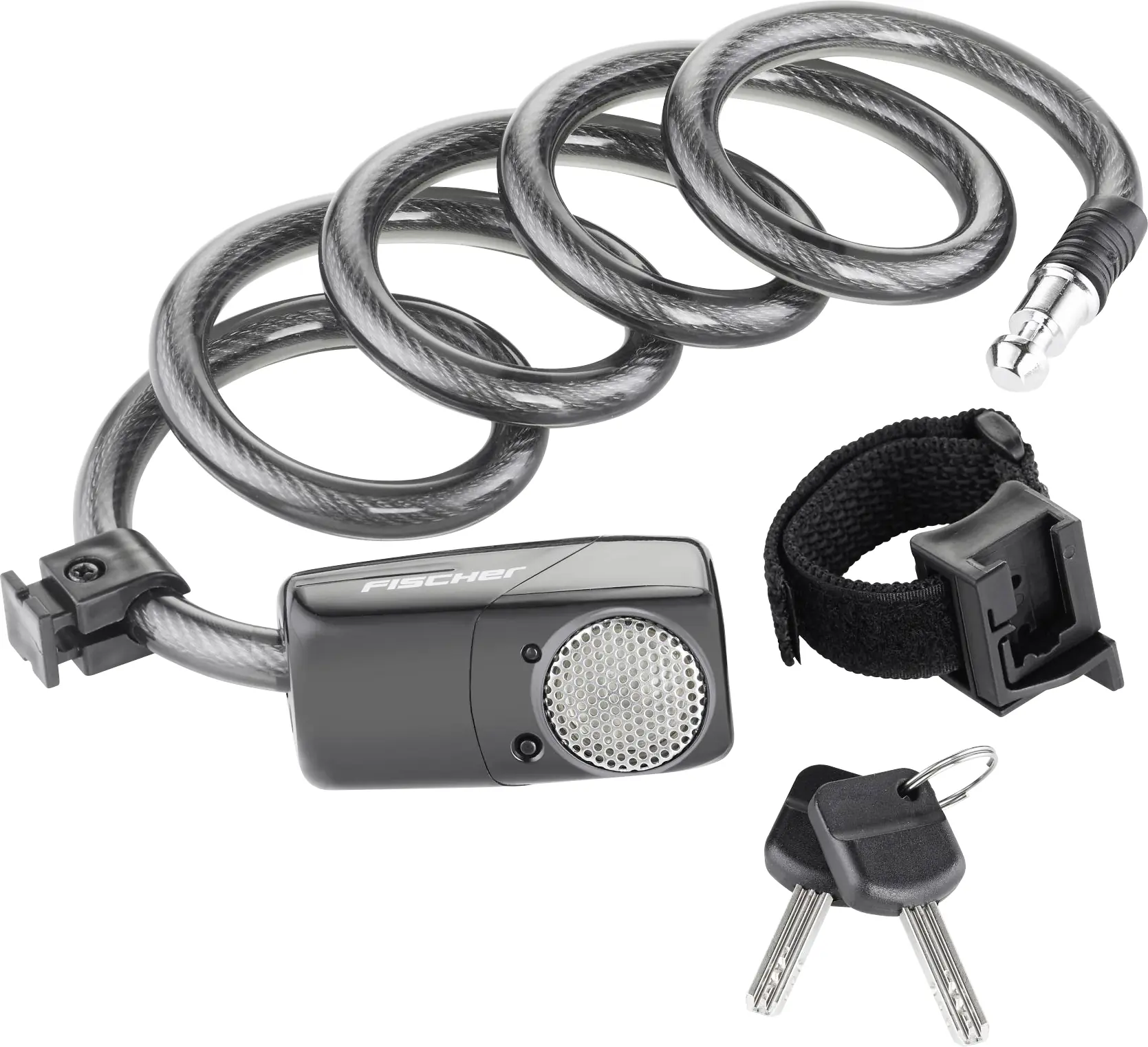 Fischer Alarm-Spiralschloss 1200mm Ø 12mm