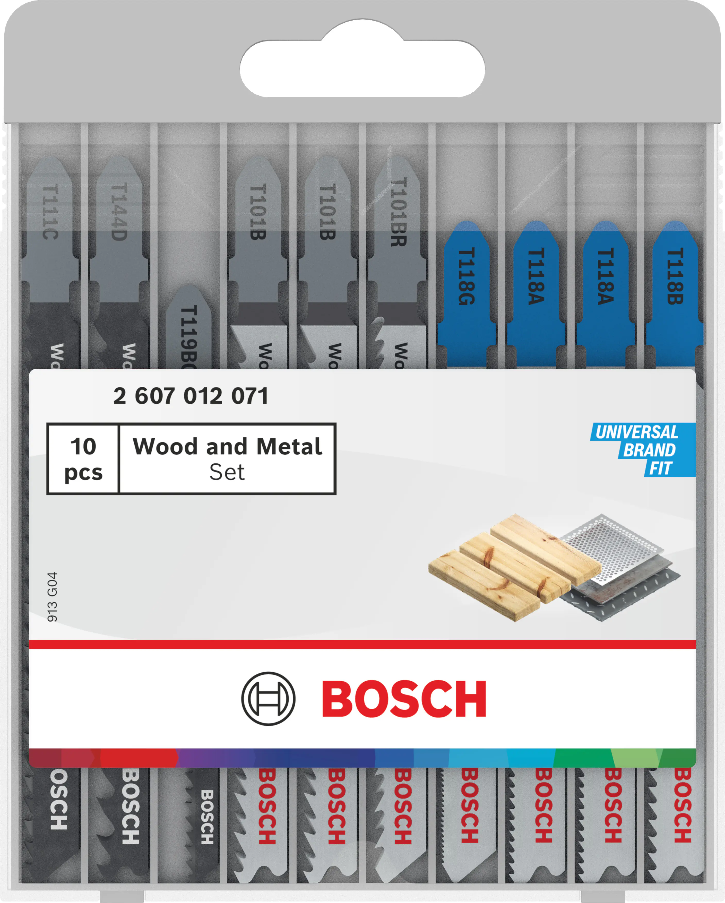 Bosch Stichsägeblätter X-Pro Line für Holz & Metall 10-tlg.