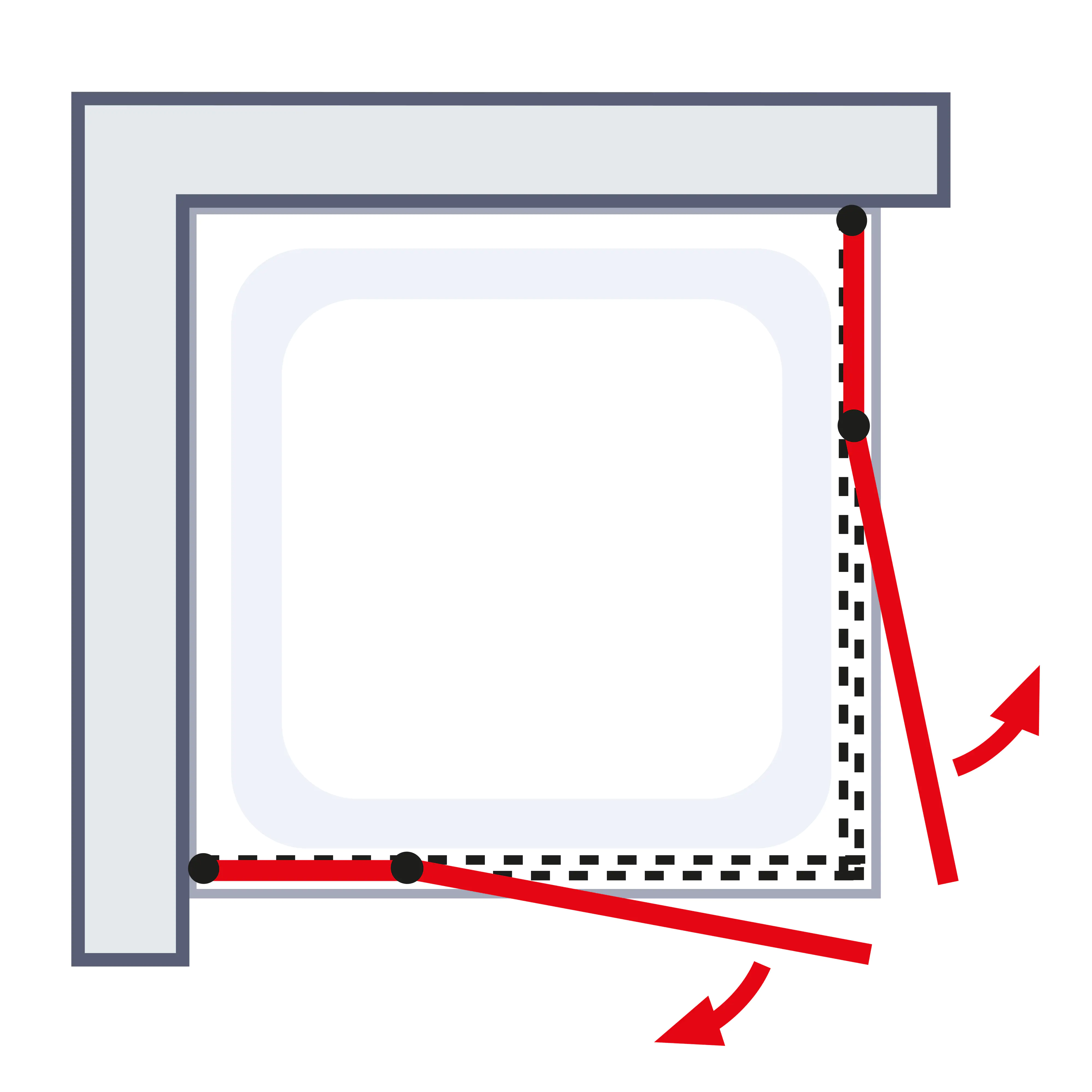 Schulte Eckeinstieg 100 x 100 x 200 cm MasterClass