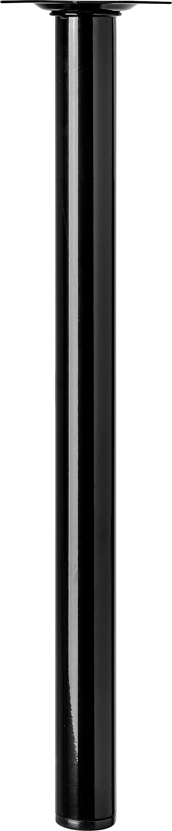 Hettich Tischbein 3,0 x 40 cm Stahl schwarz - 1 Stück