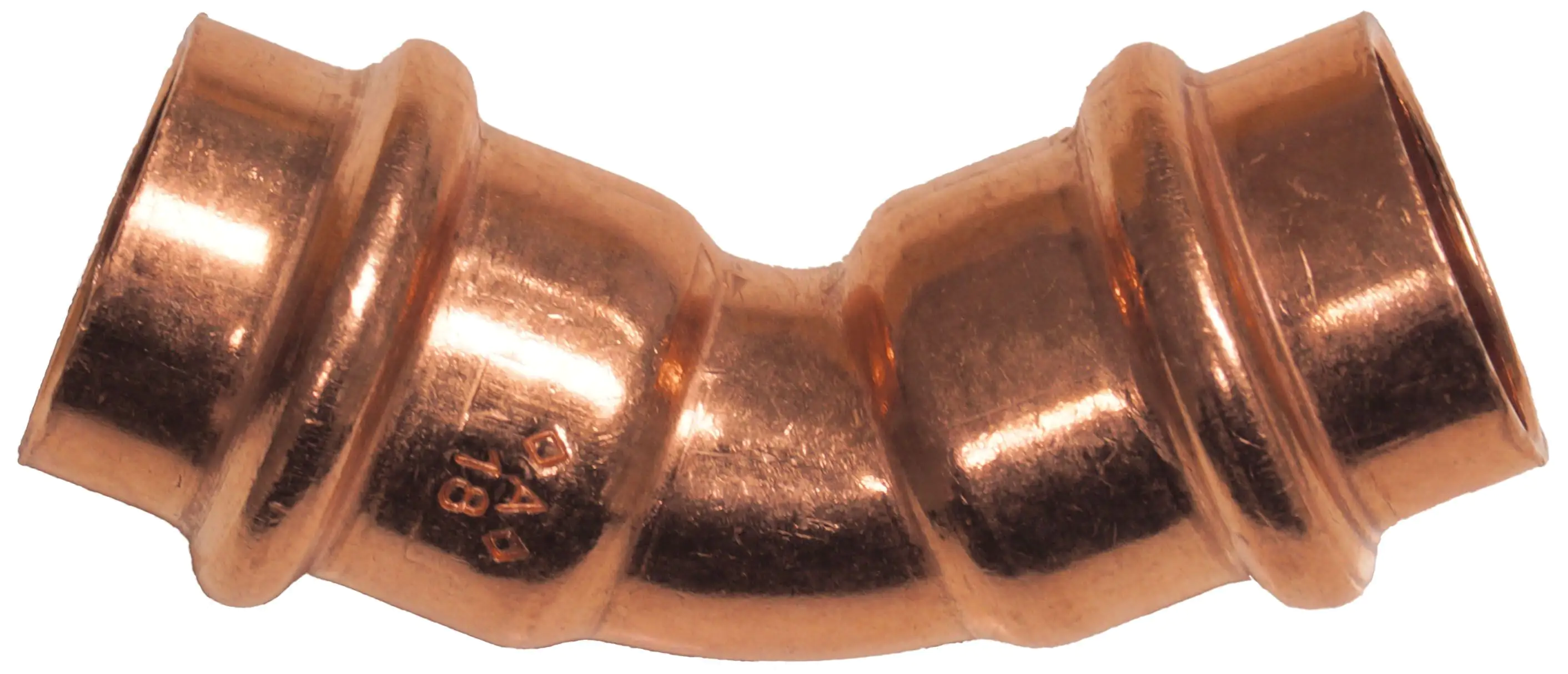 Cornat Press-Bogen 45° Kupfer, ø 18 mm