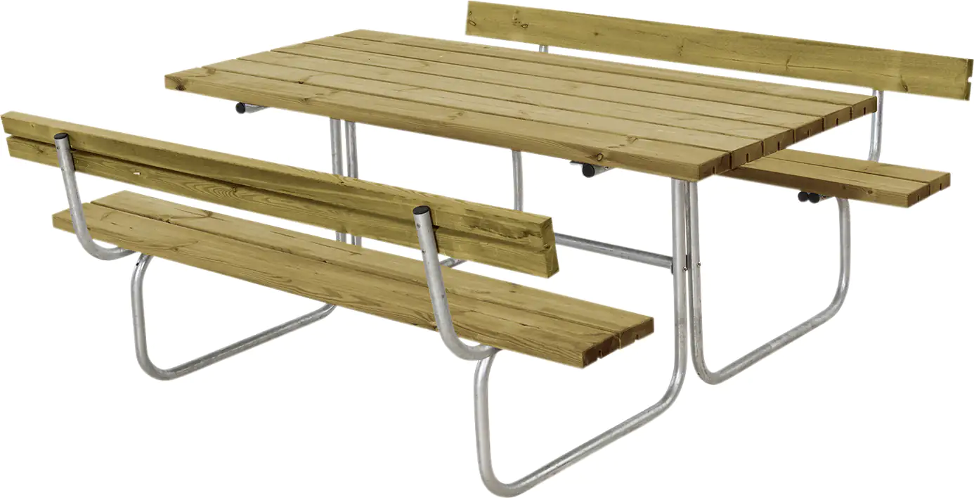 Plus Kombimöbel Classic 177 x 177 x 75 cm, 2 Rückenlehnen, Kiefer/Fichte