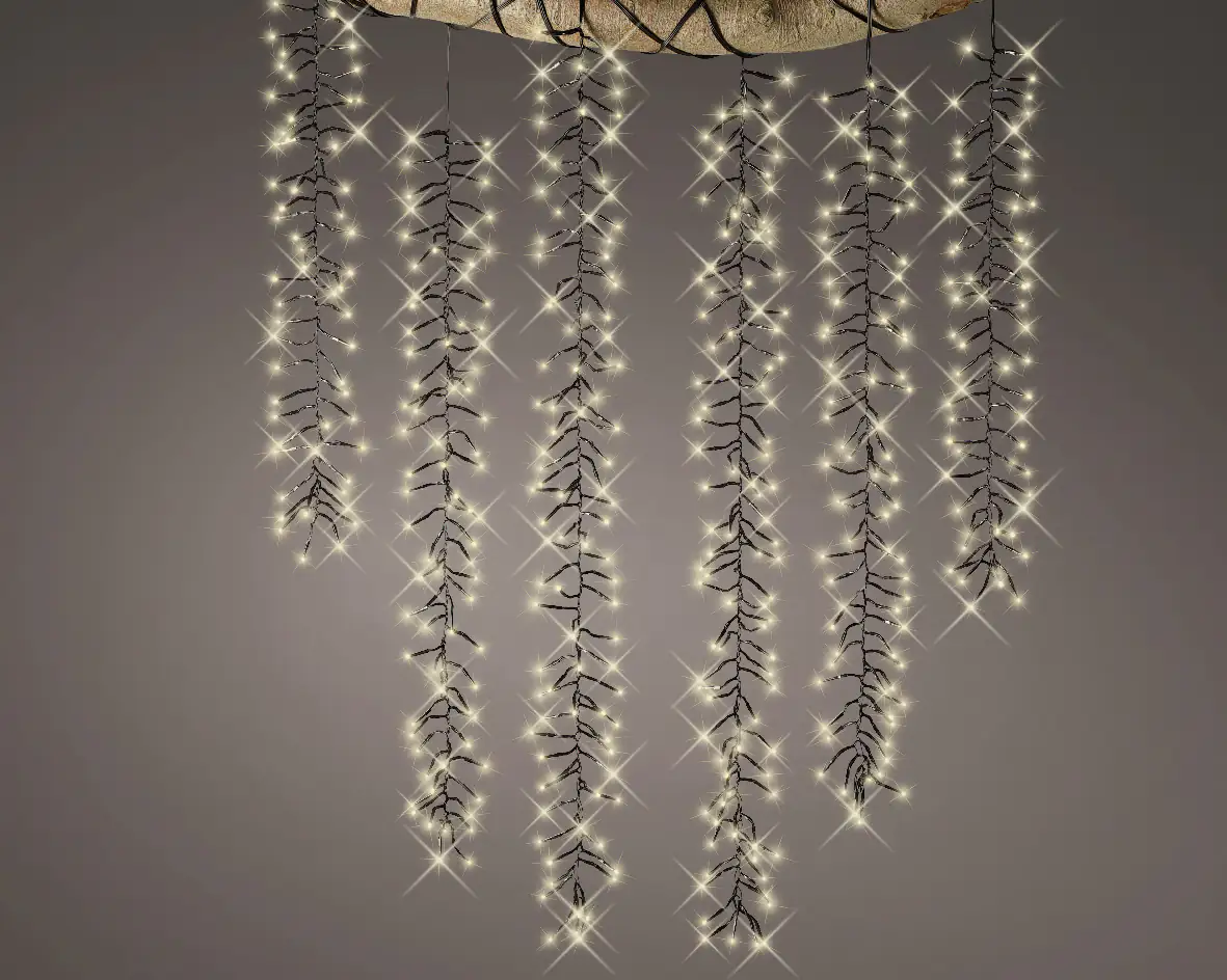 Kaemingk LED Kaskaden Weihnachtsbeleuchtung mit 480 Lichter 200 cm