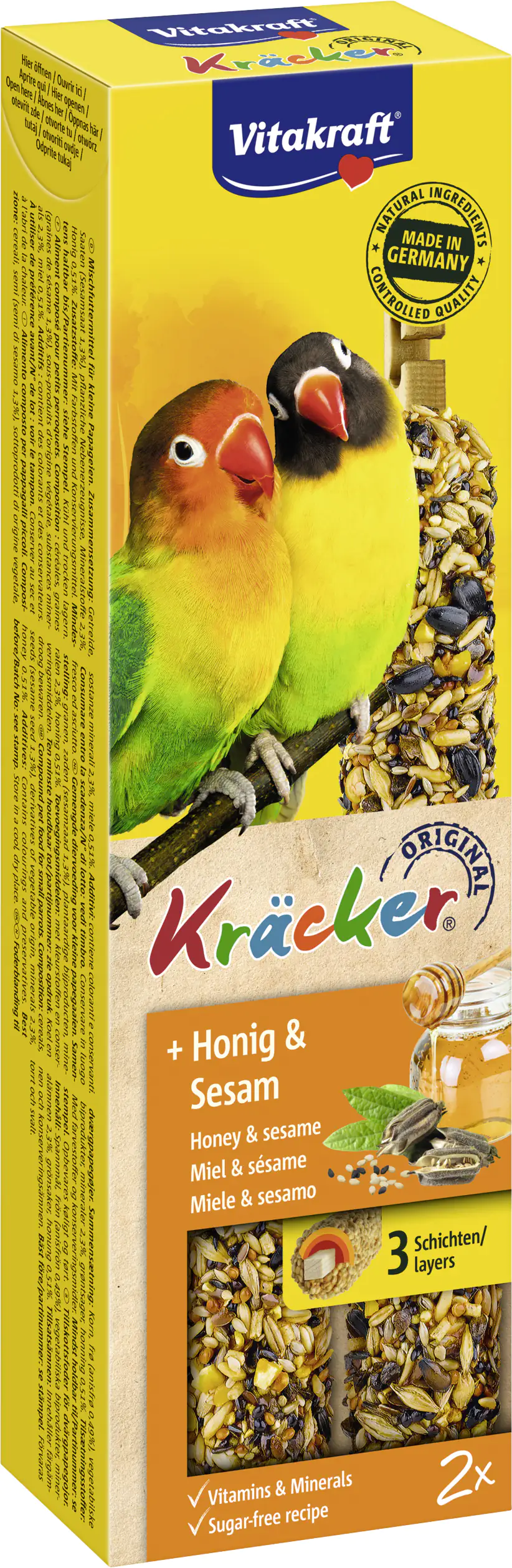 Vitakraft Kräcker® Honig & Sesam 2 Stück / 180 g