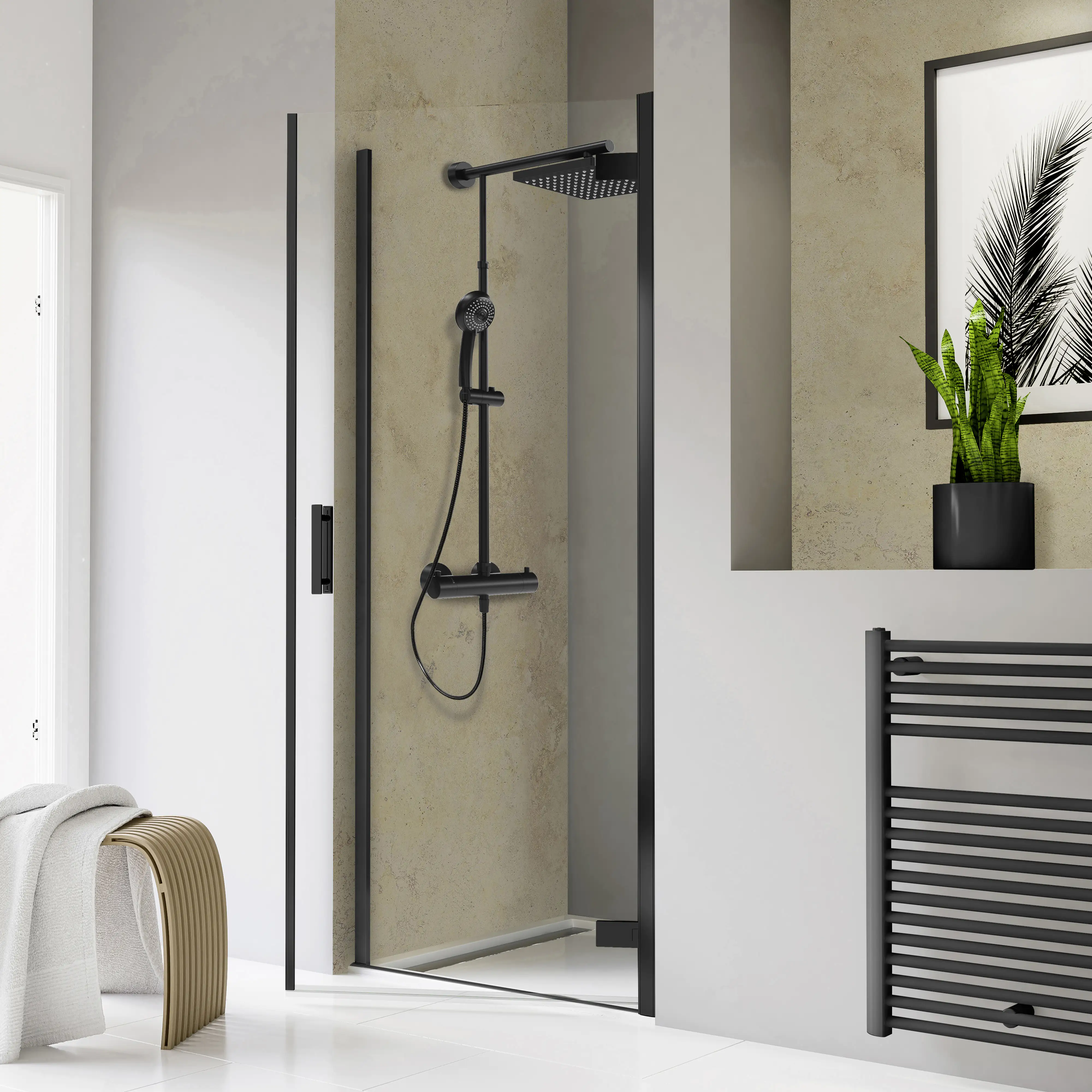 Schulte Nische Drehtür 100 x 200 cm Toura