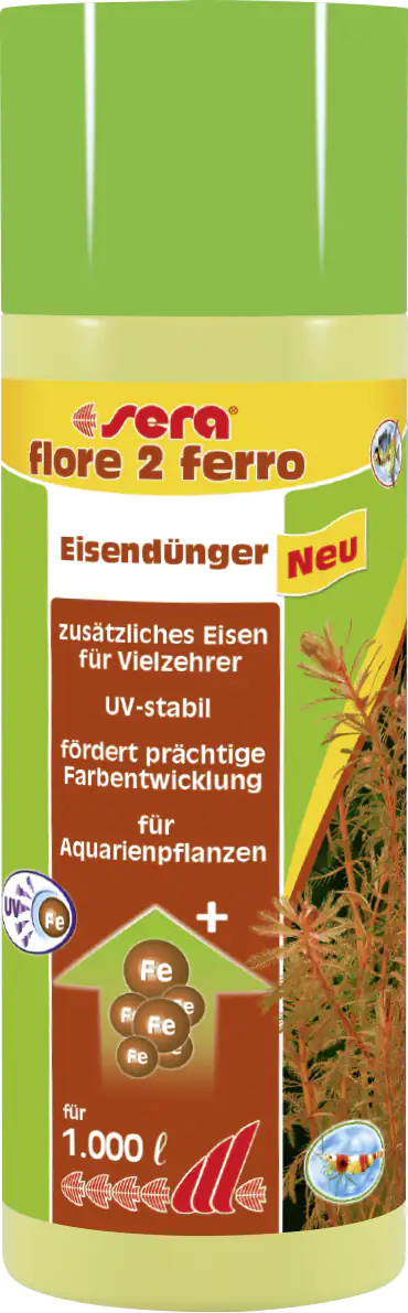 Sera Dünger für Aquarienpflanzen flore 2 Ferro 250 ml Sera Dünger für Aquarienpflanzen flore 2 Ferro 250 ml