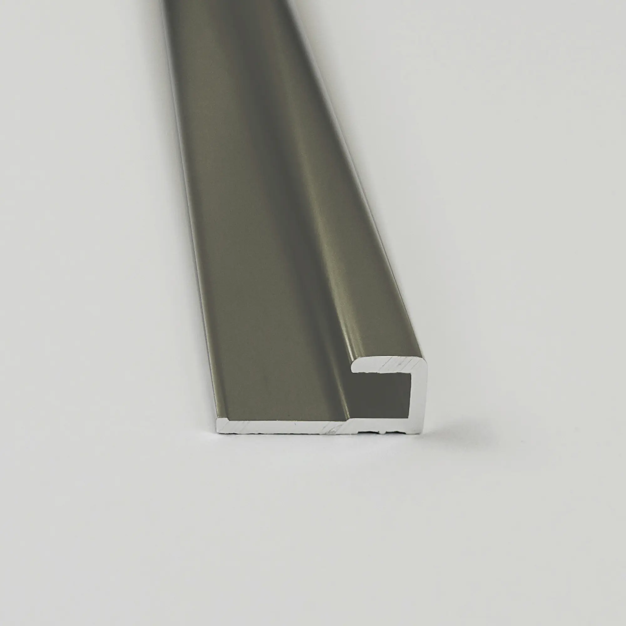 Breuer Profil Abschluss gerade 1,7x0,7x210 cm, Mokka