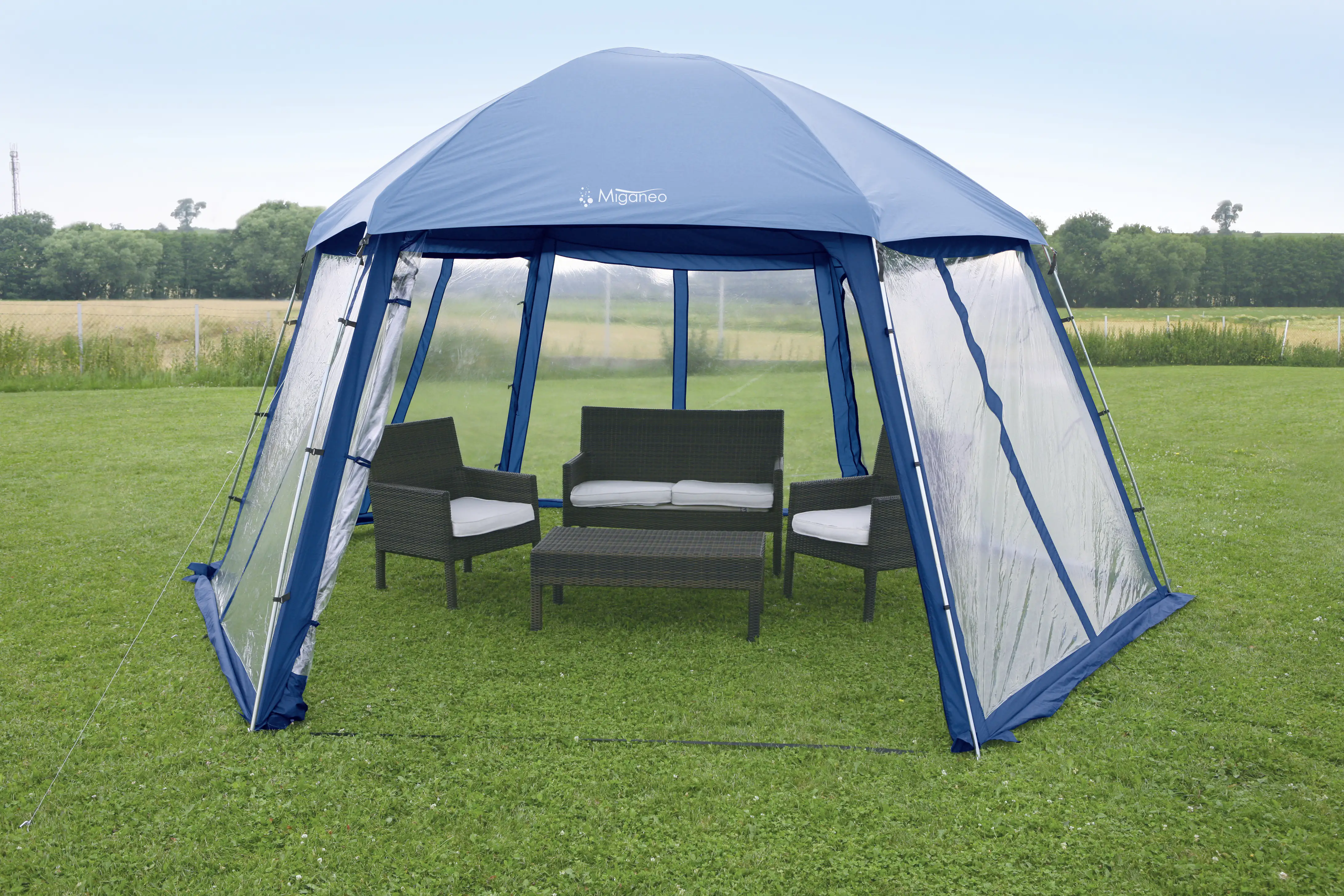 9008748364201_1426108 Steinbach Pooldach Ø 400 cm, mit Fenster