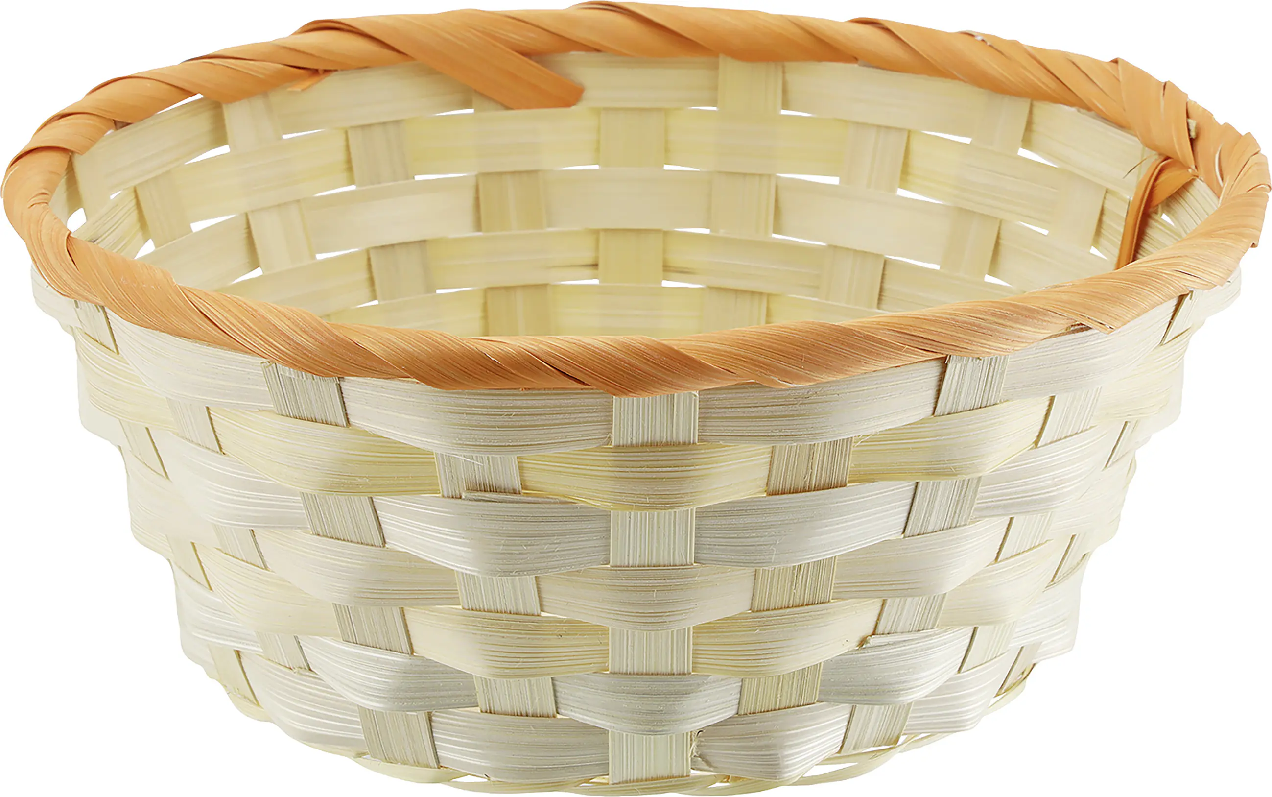 Osterdeko Korb 20 x 8 cm orange