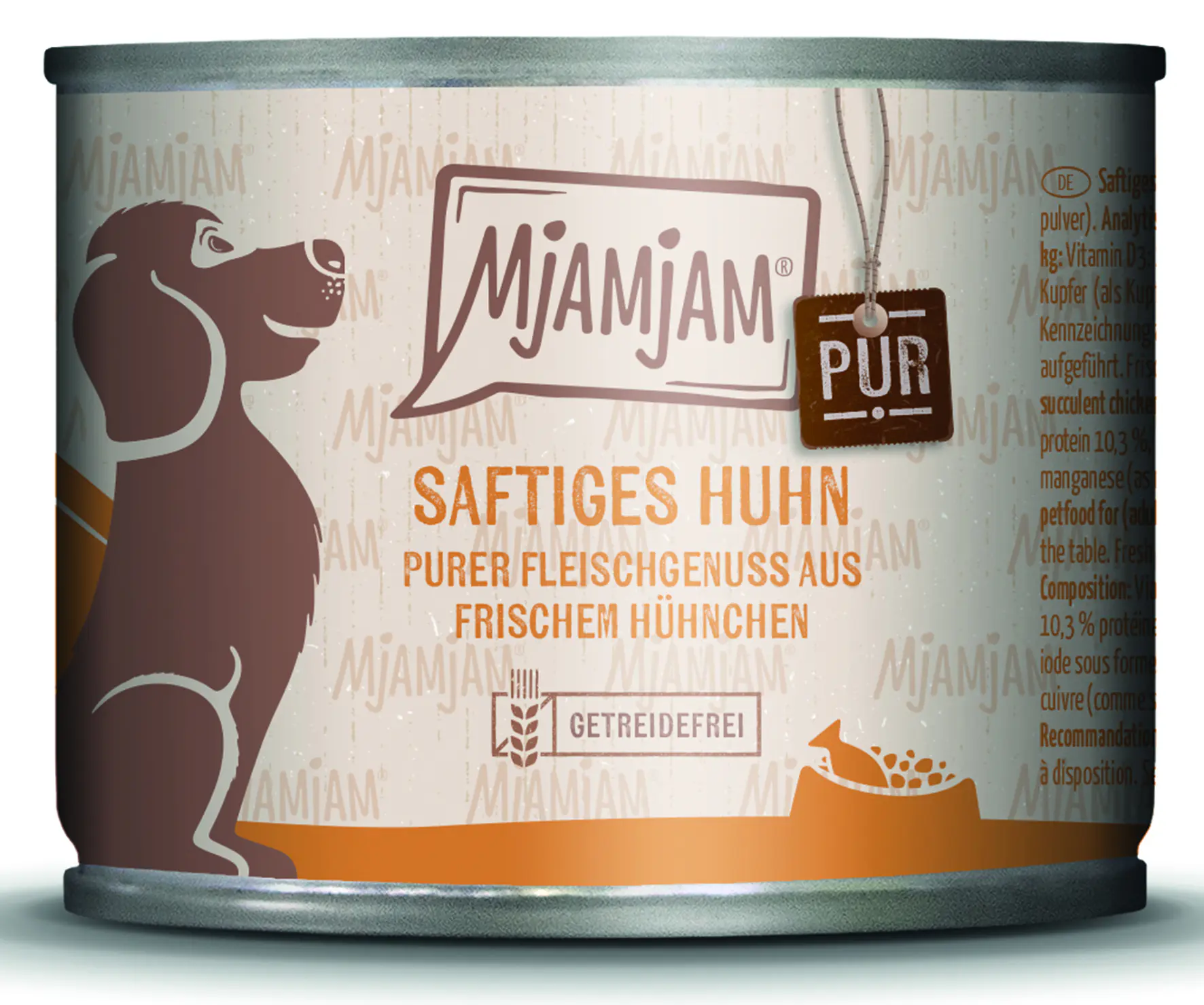 MjAMjAM Hundenassfutter Adult getreidefrei 200 g Huhn pur