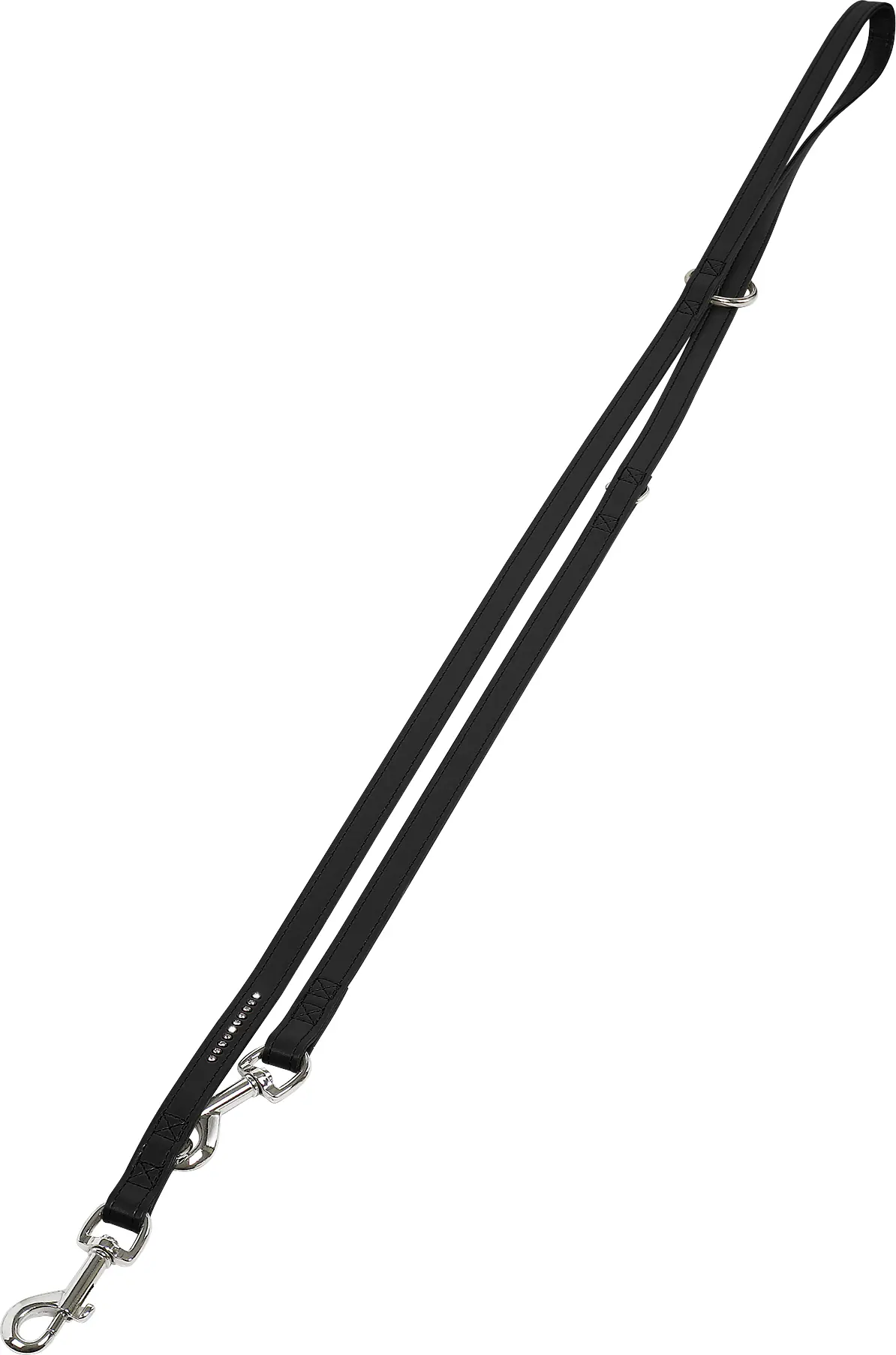 Nobby Führleine Crystal schwarz L x B 200 cm x 12 mm