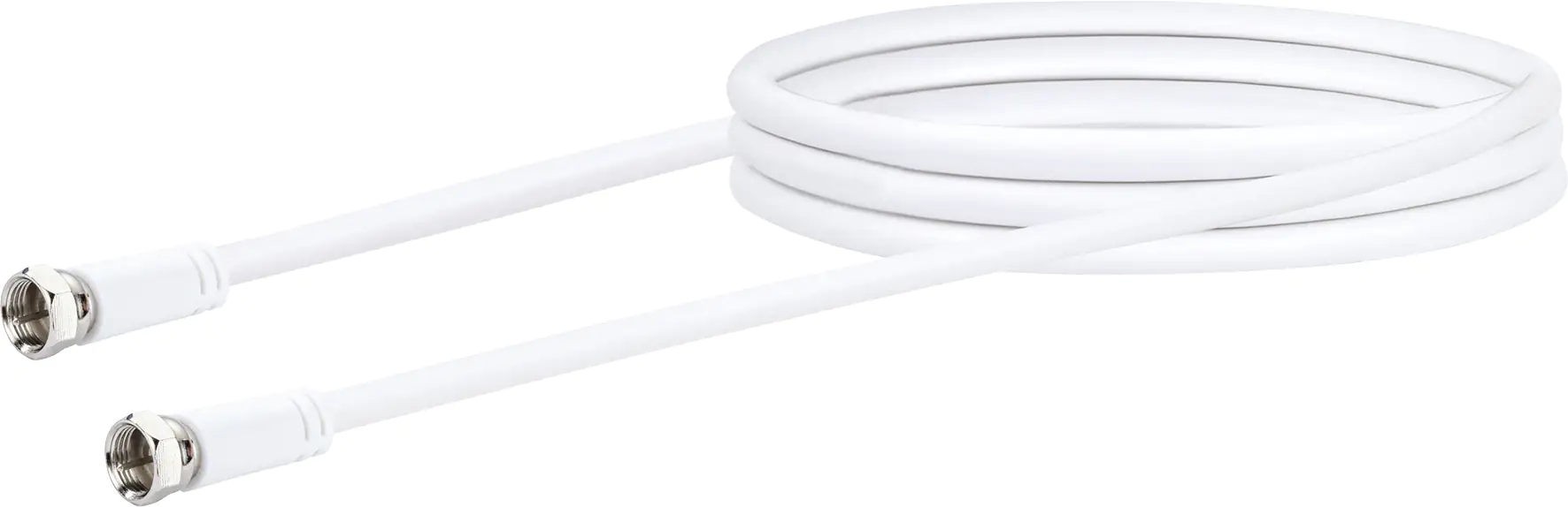 Schwaiger SAT Anschlusskabel KVCHQ30 532 (90dB) weiß, 3,0m, 1x F Stecker / 1x F Stecker Schwaiger SAT Anschlusskabel KVCHQ30 532 (90dB) weiß, 3,0m, 1x F Stecker / 1x F Stecker