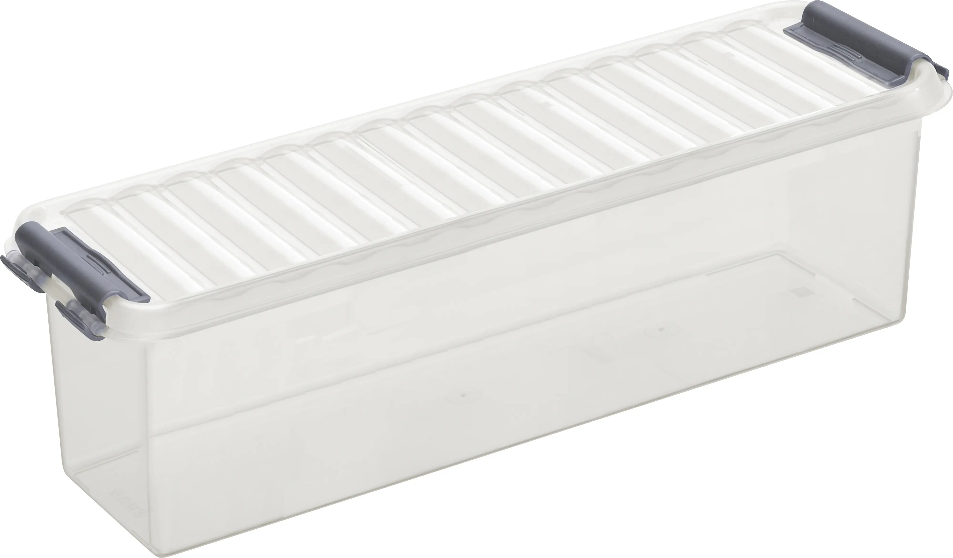 Sunware Aufbewahrungsbox Q-Line mit Deckel 27 x 8,4 cm 1,3 L transparent