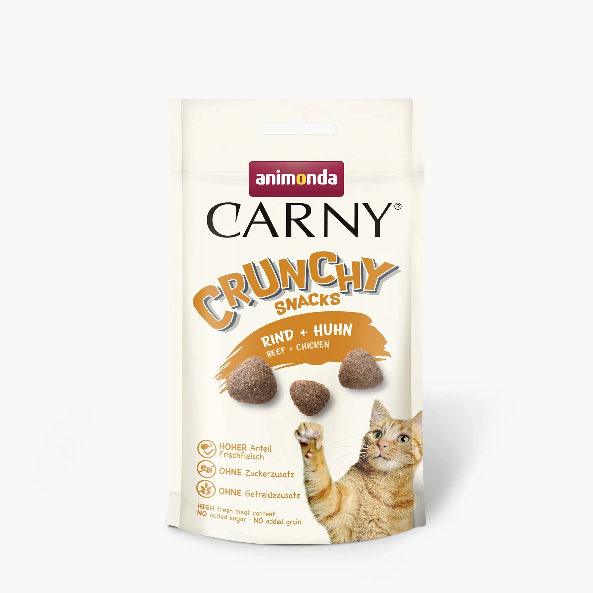 Carny Crunchy Katzen Leckeri 50 g Huhn & Rind