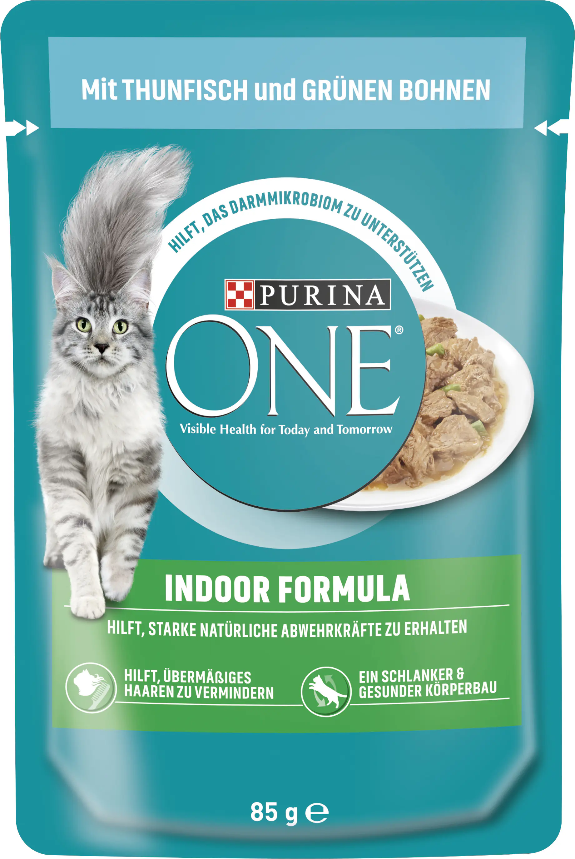 Purina ONE Indoor Thunf. Katzennassfutter 85 g