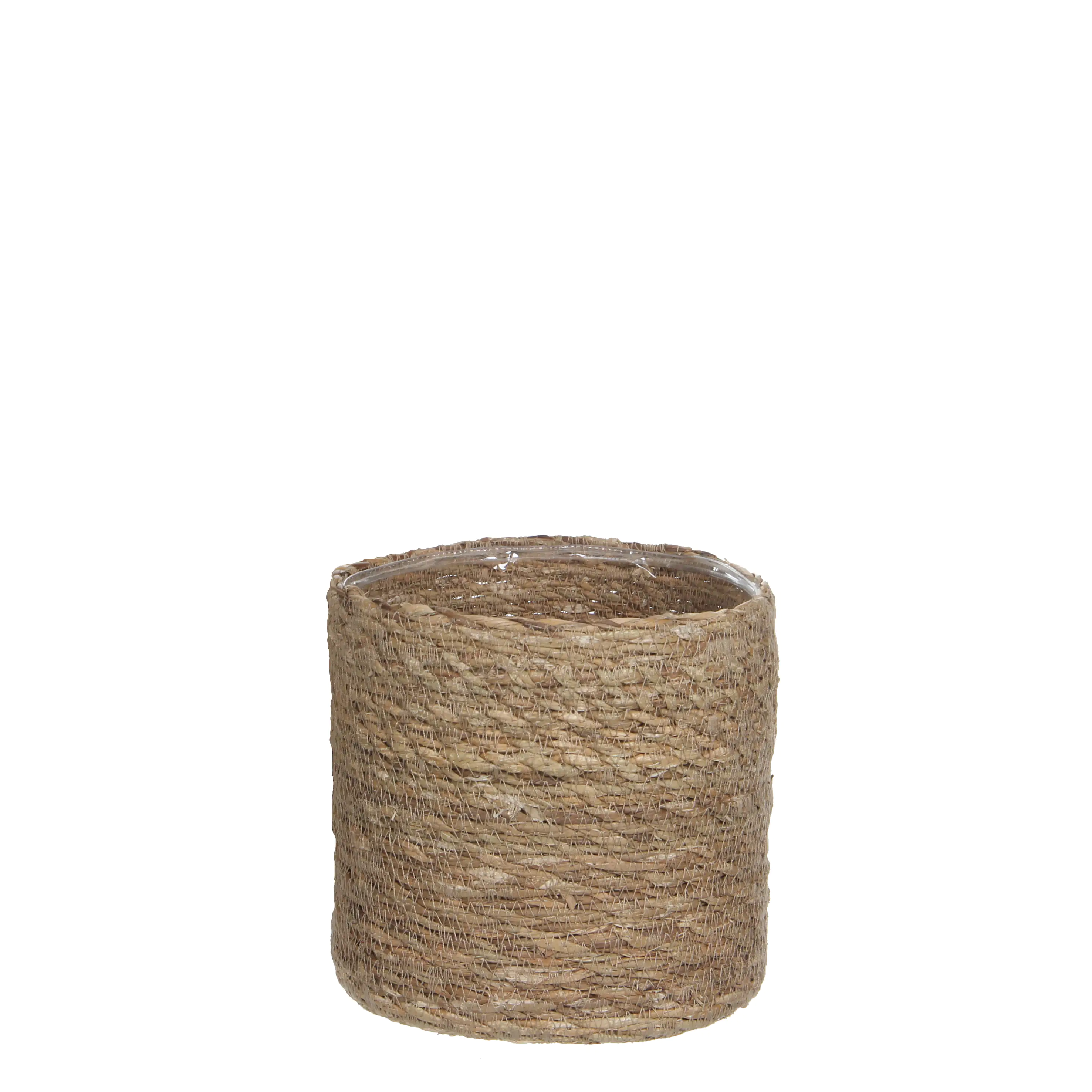 Mica Aufbewahrungskorb Atlantic hellbraun, 18 x 18 cm