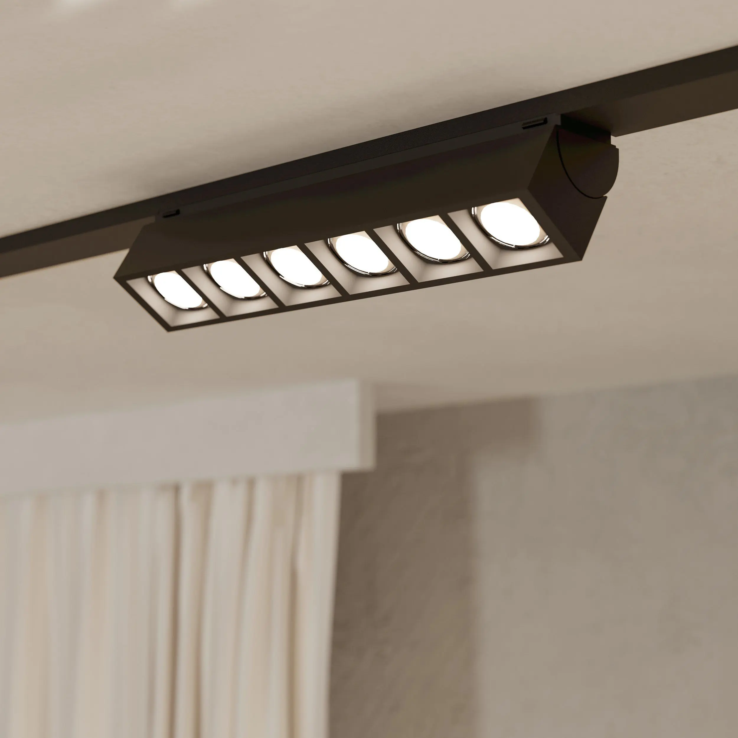 Eglo LED Spot Tplus 6 Lens 6W, Kunststoff schwarz mit Leuchtmittel Eglo LED Spot Tplus 6 Lens 6W, Kunststoff schwarz mit Leuchtmittel