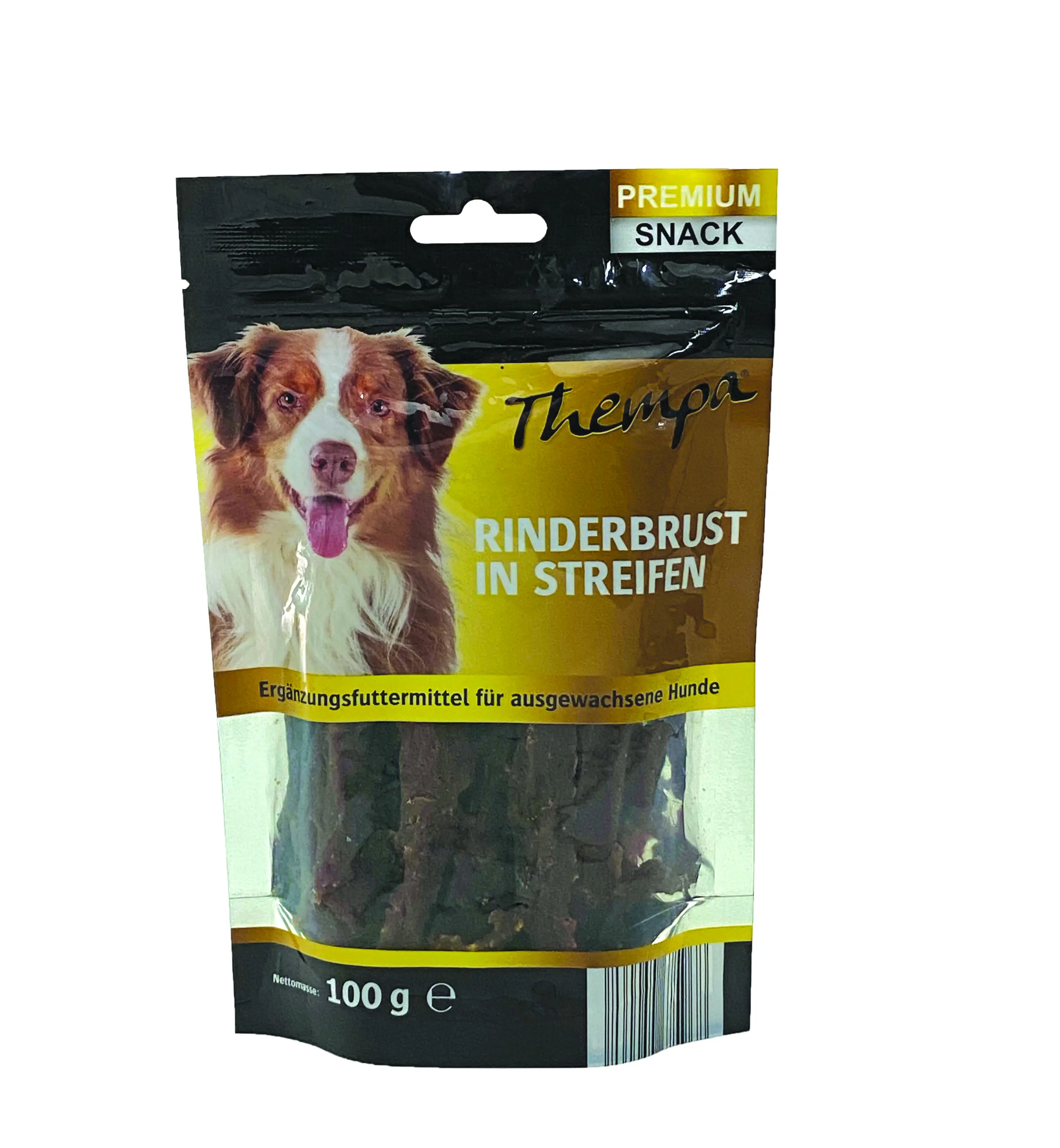 Thempa Hundesnack Adult Rinderbrust in Streifen 100 g  Thempa Hundesnack Adult Rinderbrust in Streifen 100 g