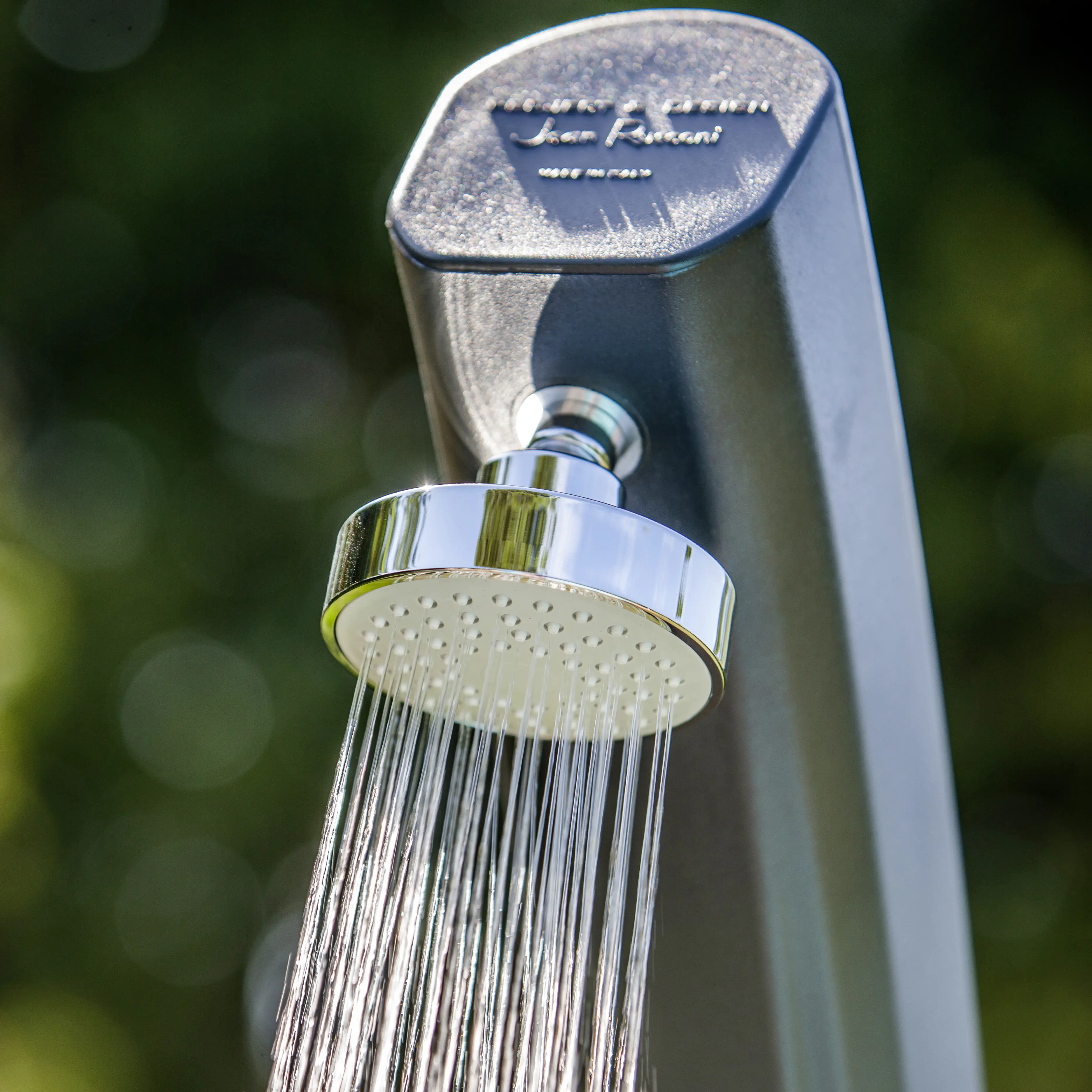 Gre Solardusche 25 Liter schwarz mit Fuß-Wasserhahn