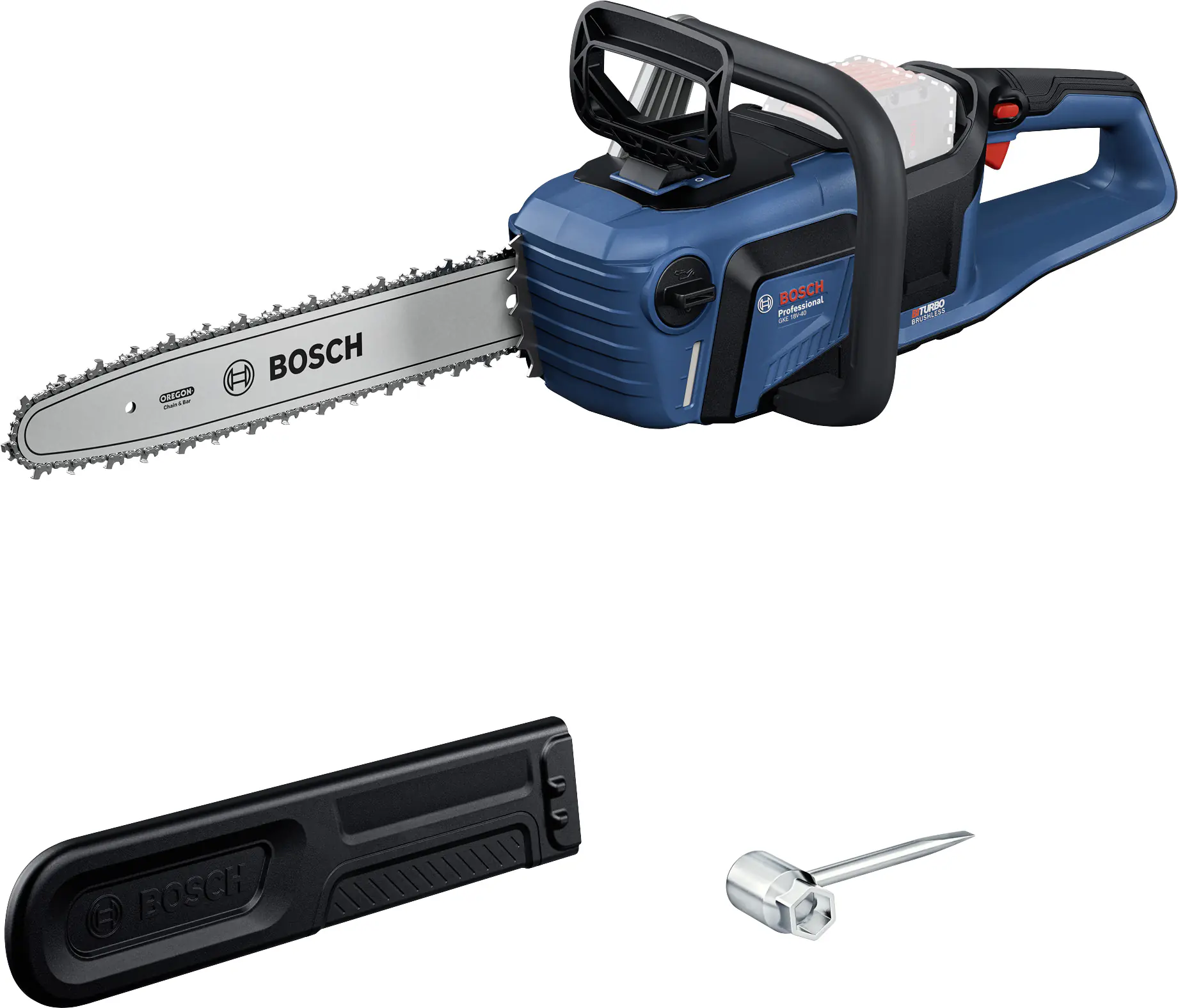 Bosch Professional Akku-Kettensäge Bosch GKE 18-40, solo